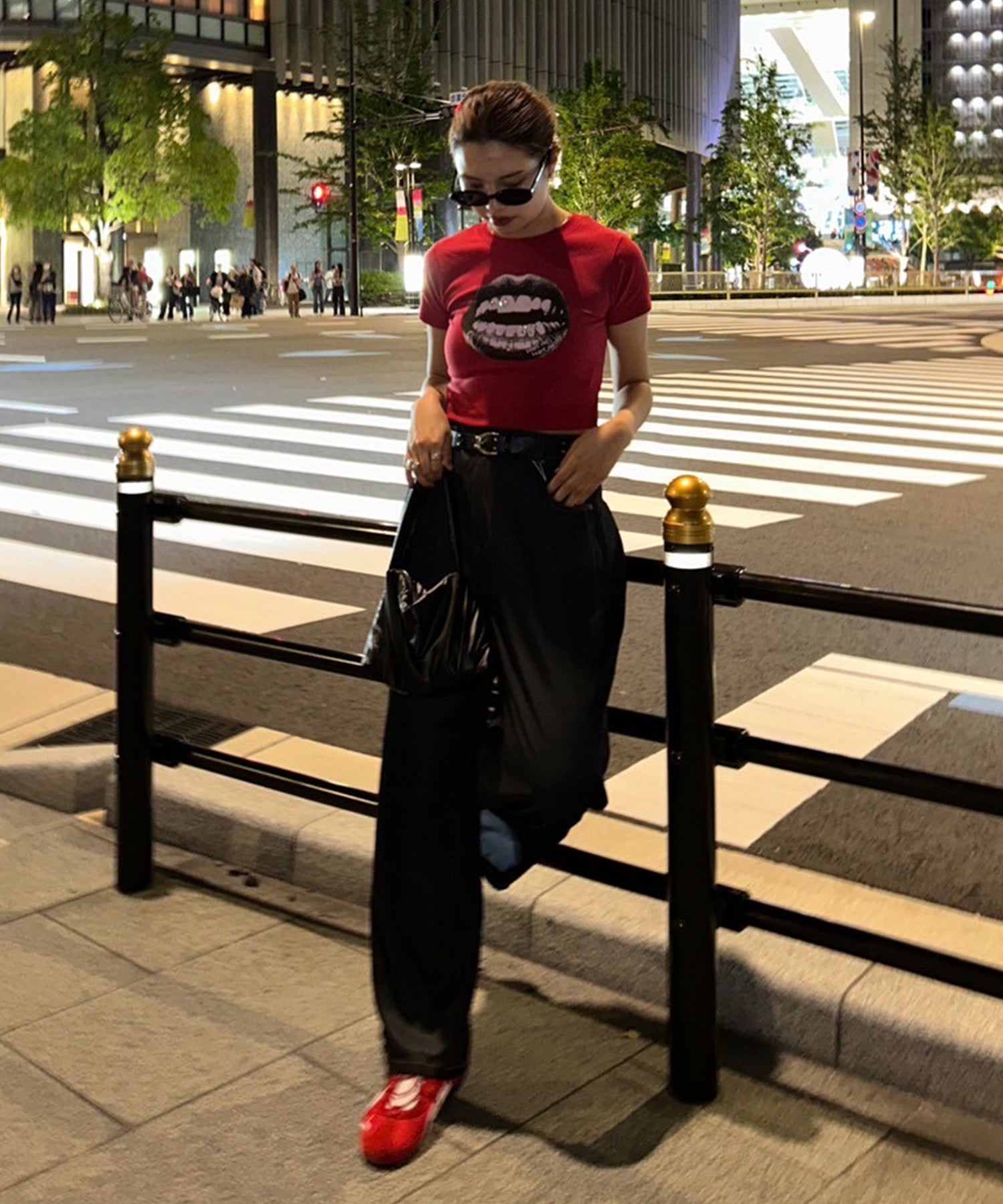 STAFF:163cm/COLOR:RED/SIZE:F