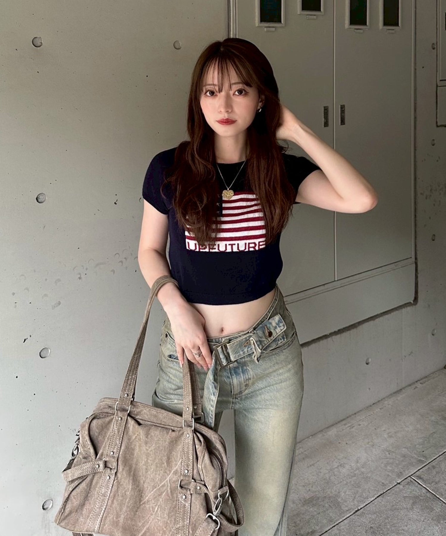 STAFF:153cm/COLOR:NAVY/SIZE:F