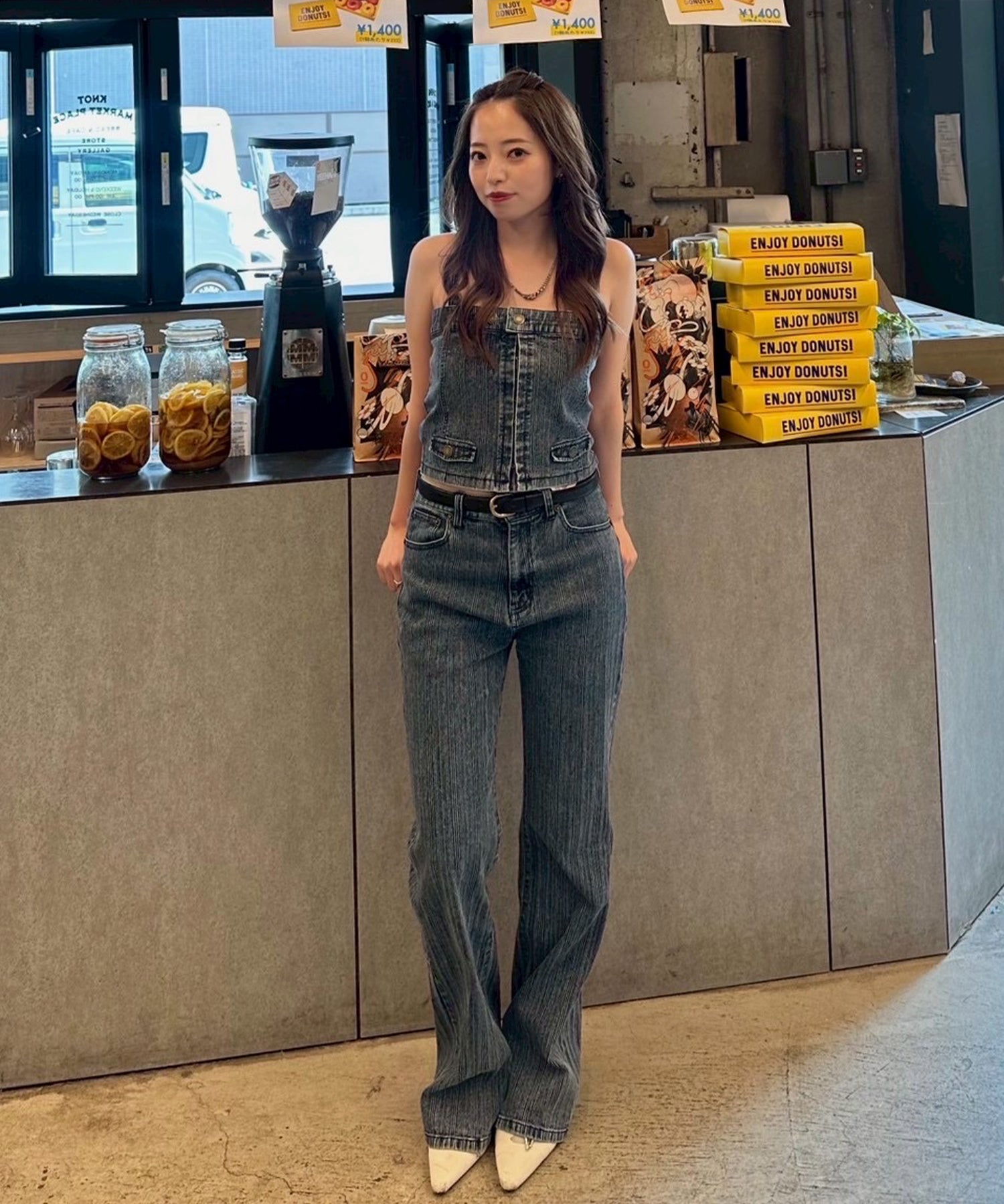 STAFF:153cm/COLOR:LIGHT BLUE/SIZE:S