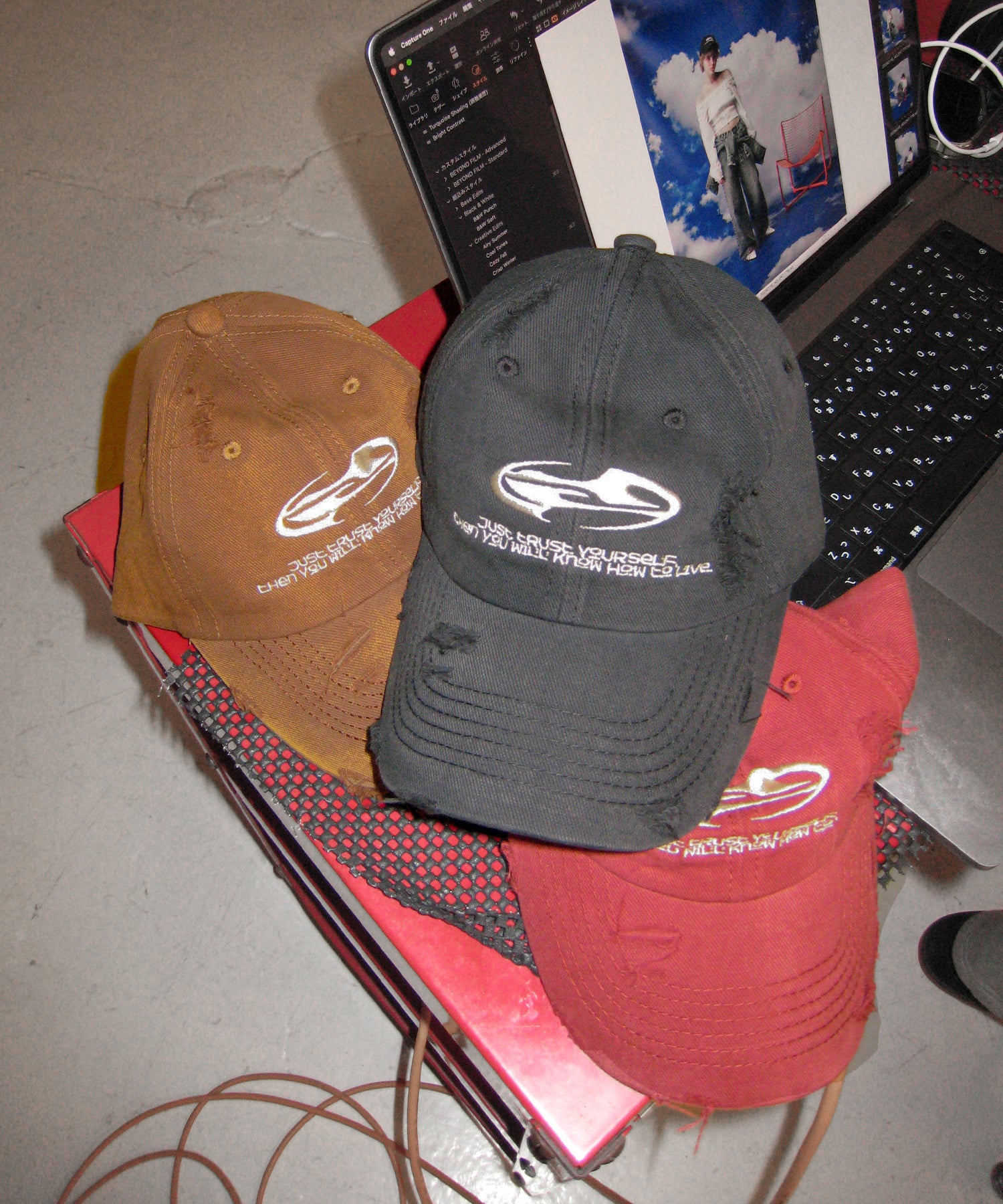 ウォッシュダメージキャップ