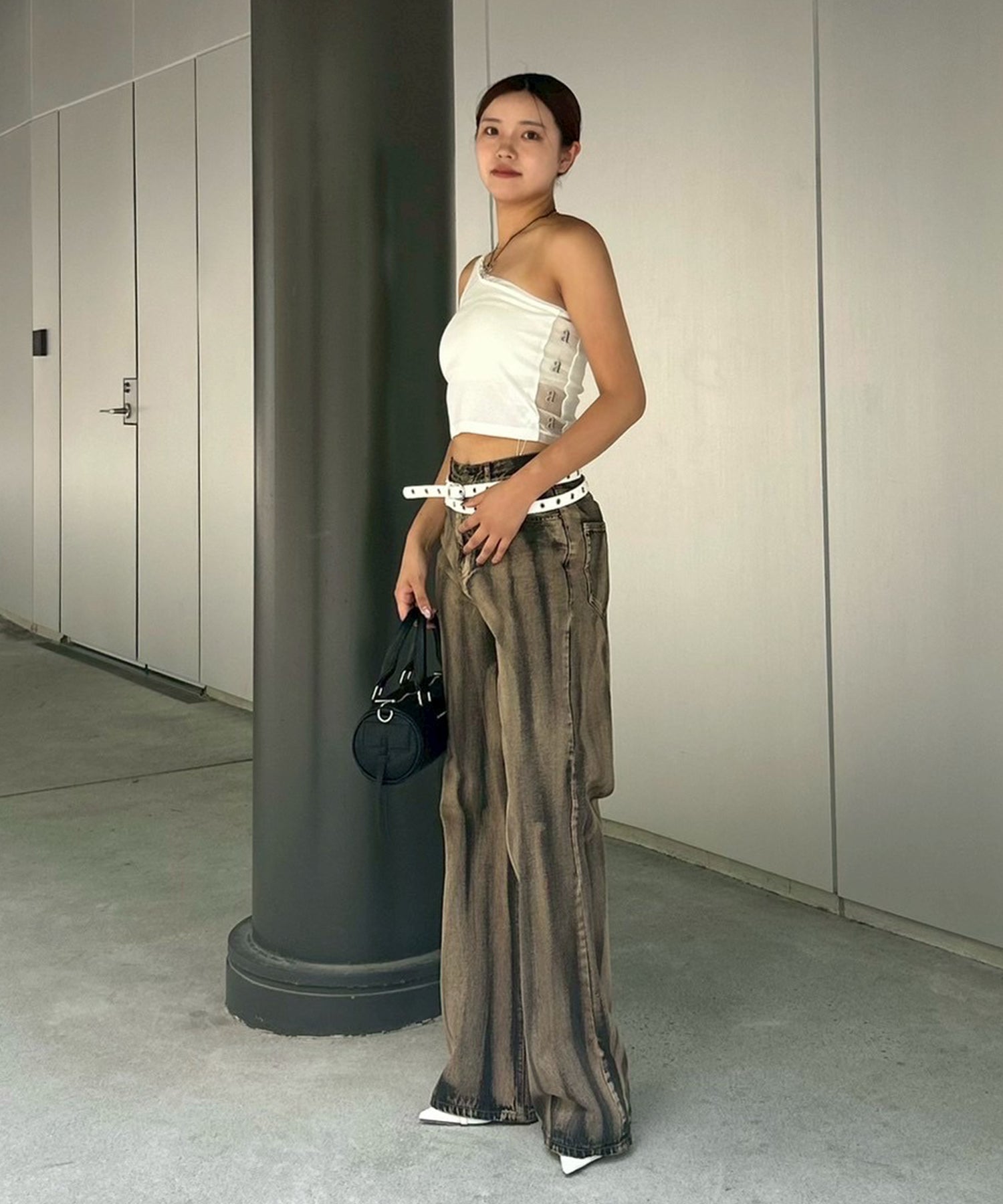 STAFF:163cm/COLOR:BLACK/SIZE:25