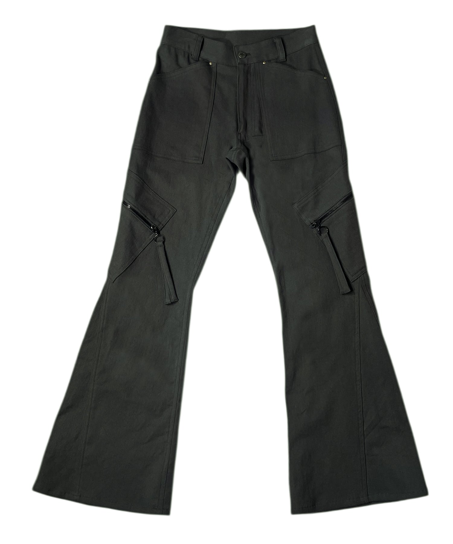 サイドポケットL/Wフレアパンツ