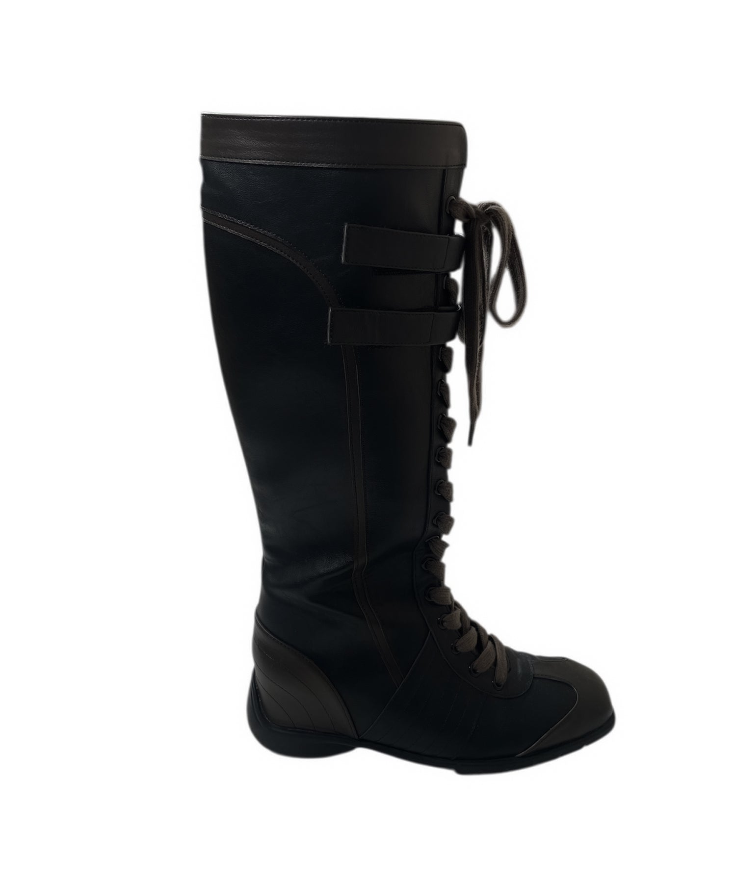 レースアップスニーカーブーツ