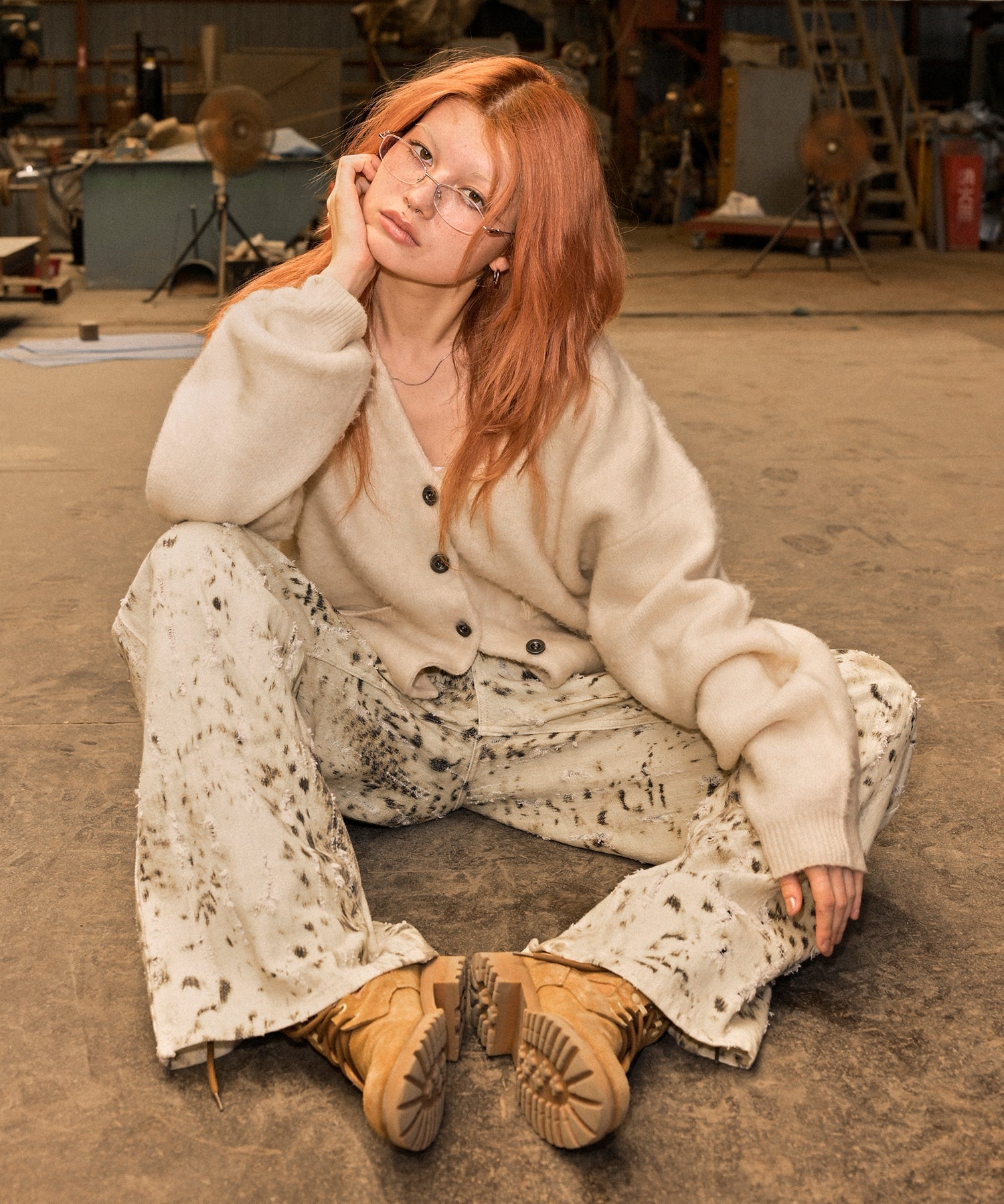 MODEL:170cm/COLOR:IVORY/SIZE:F