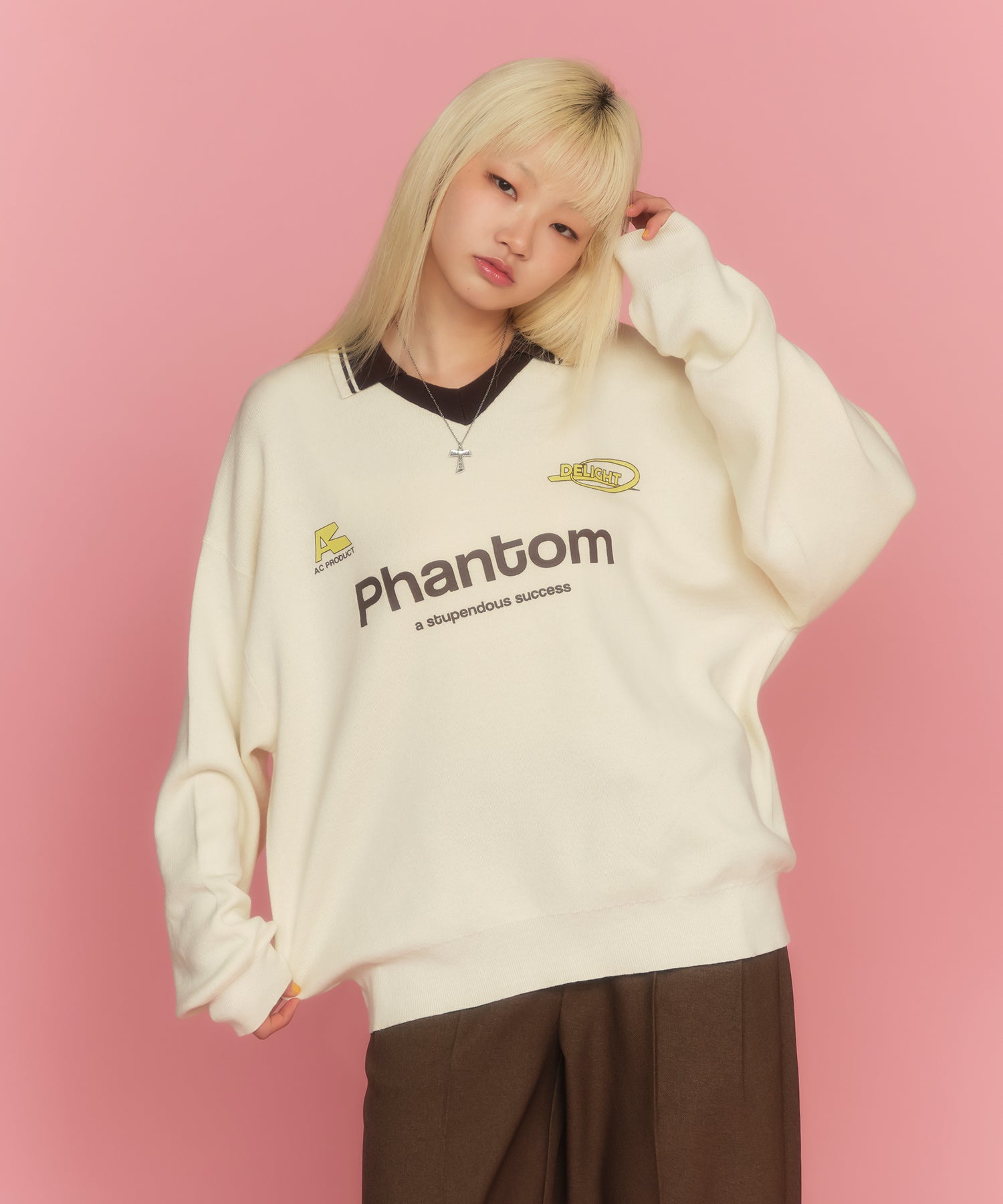 MODEL:174cm/COLOR:IVORY/SIZE:F