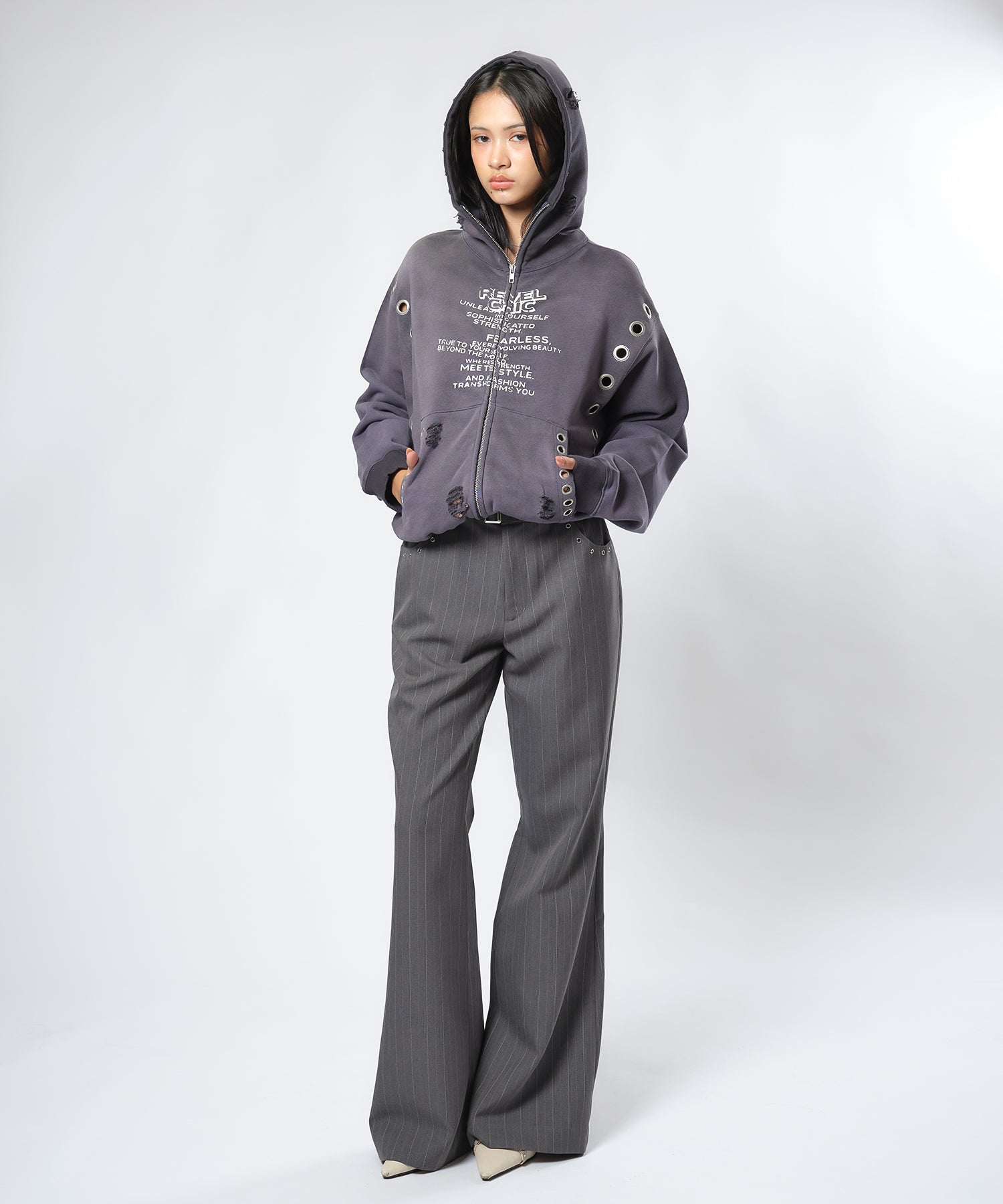 MODEL:170cm/COLOR:NAVY/SIZE:F