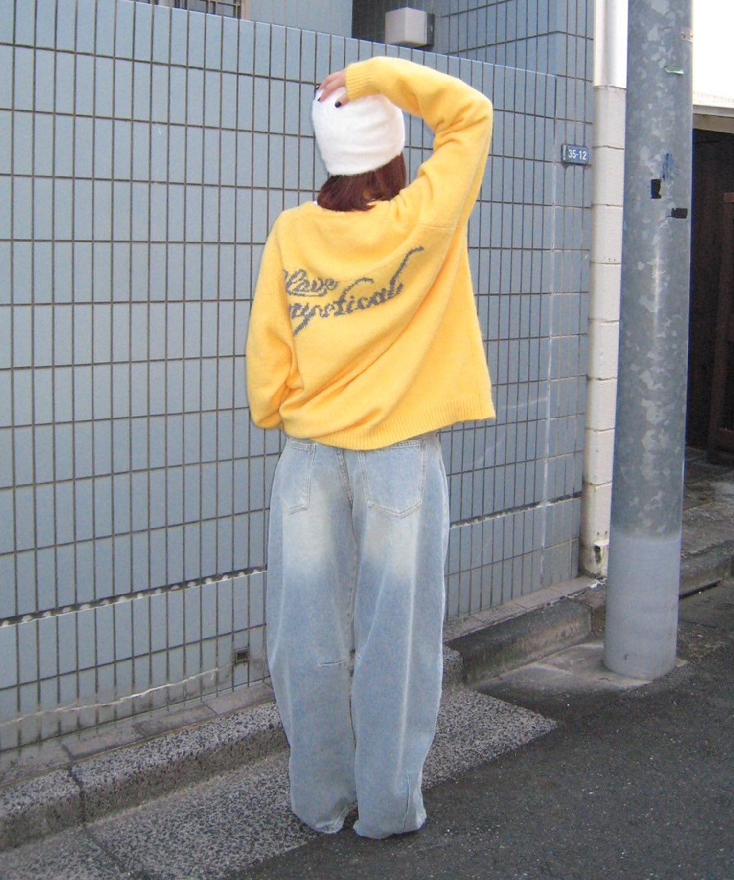 STAFF:159cm/COLOR:YELLOW/SIZE:F