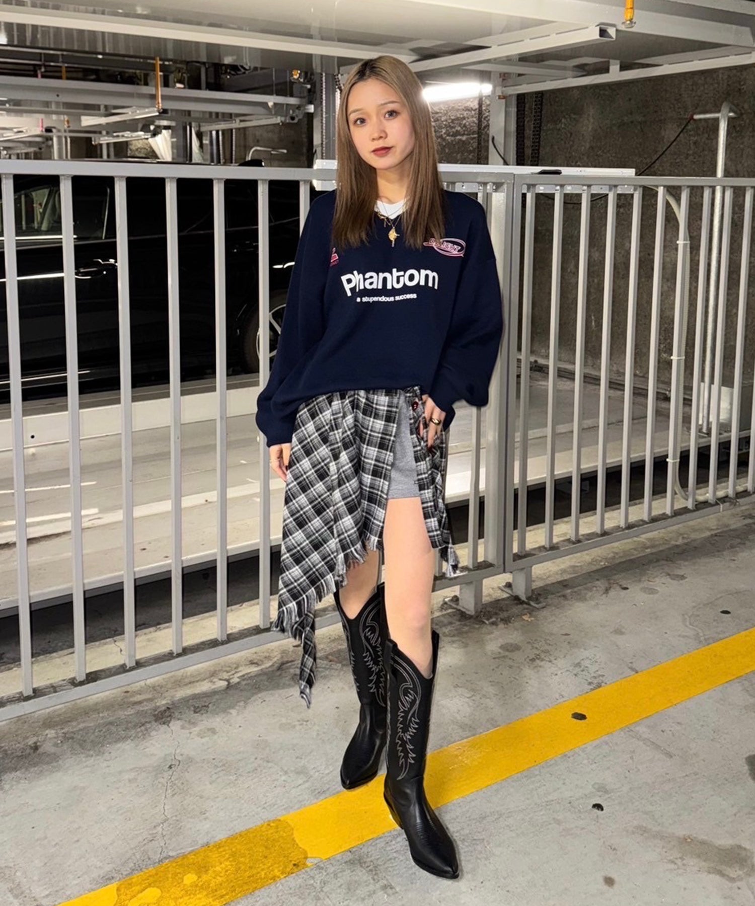 STAFF:155cm/COLOR:NAVY/SIZE:F