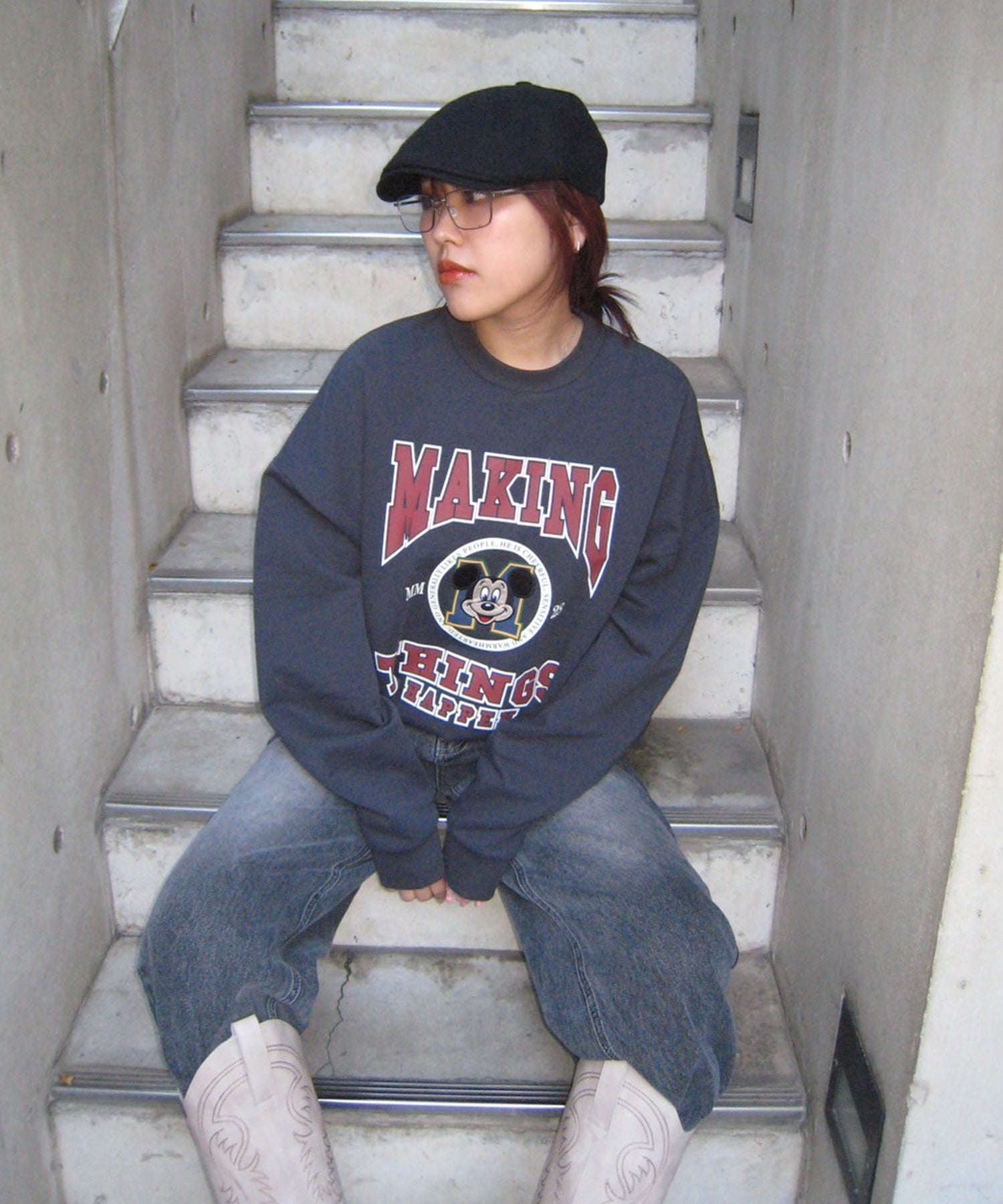 STAFF:158cm/COLOR:DARK GRAY/SIZE:F