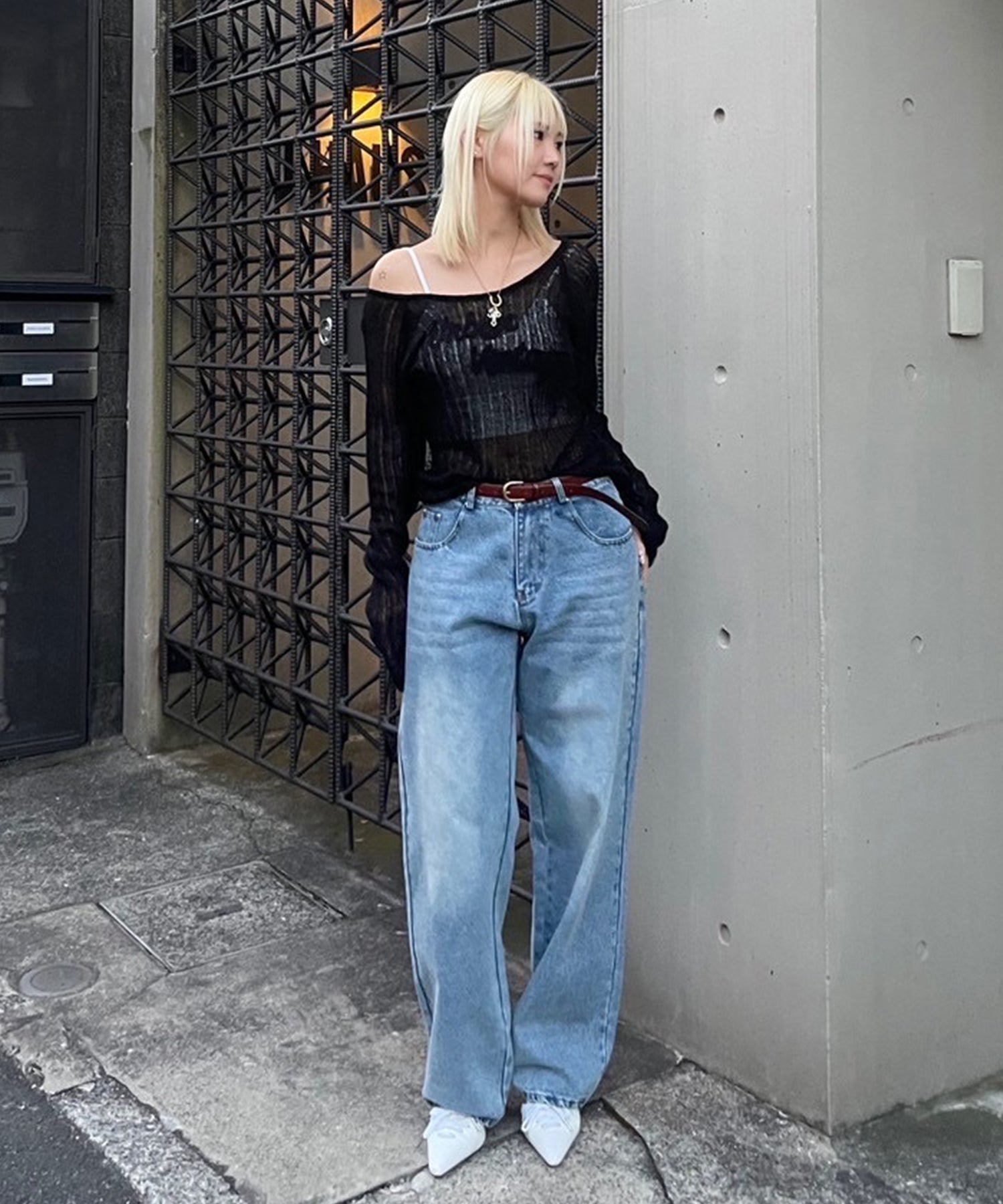 STAFF:162cm/COLOR:LIGHT BLUE/SIZE:M