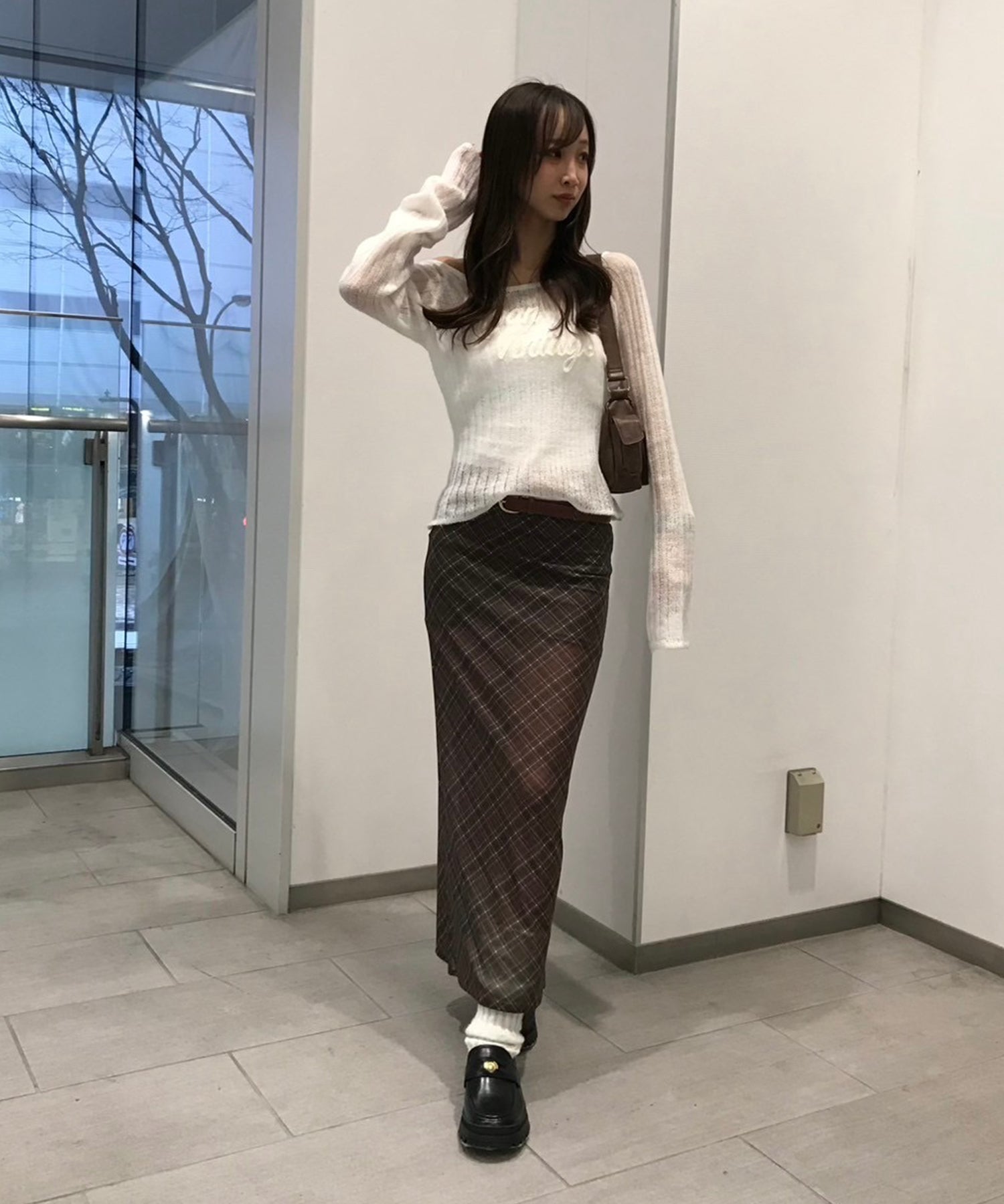 STAFF:166cm/COLOR:IVORY/SIZE:F