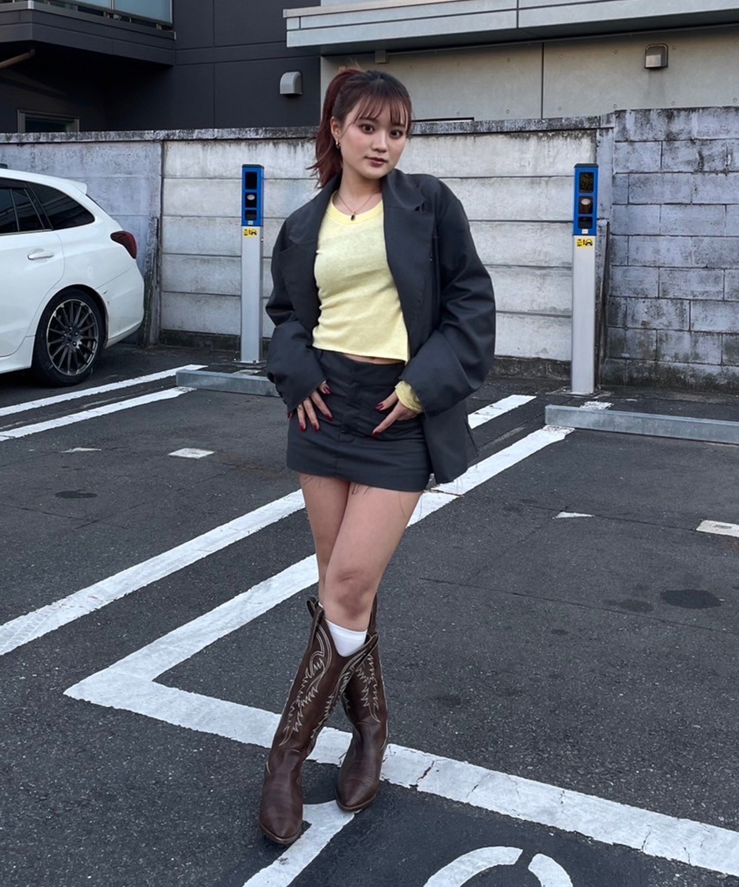 STAFF:153cm/COLOR:GRAY/SIZE:F