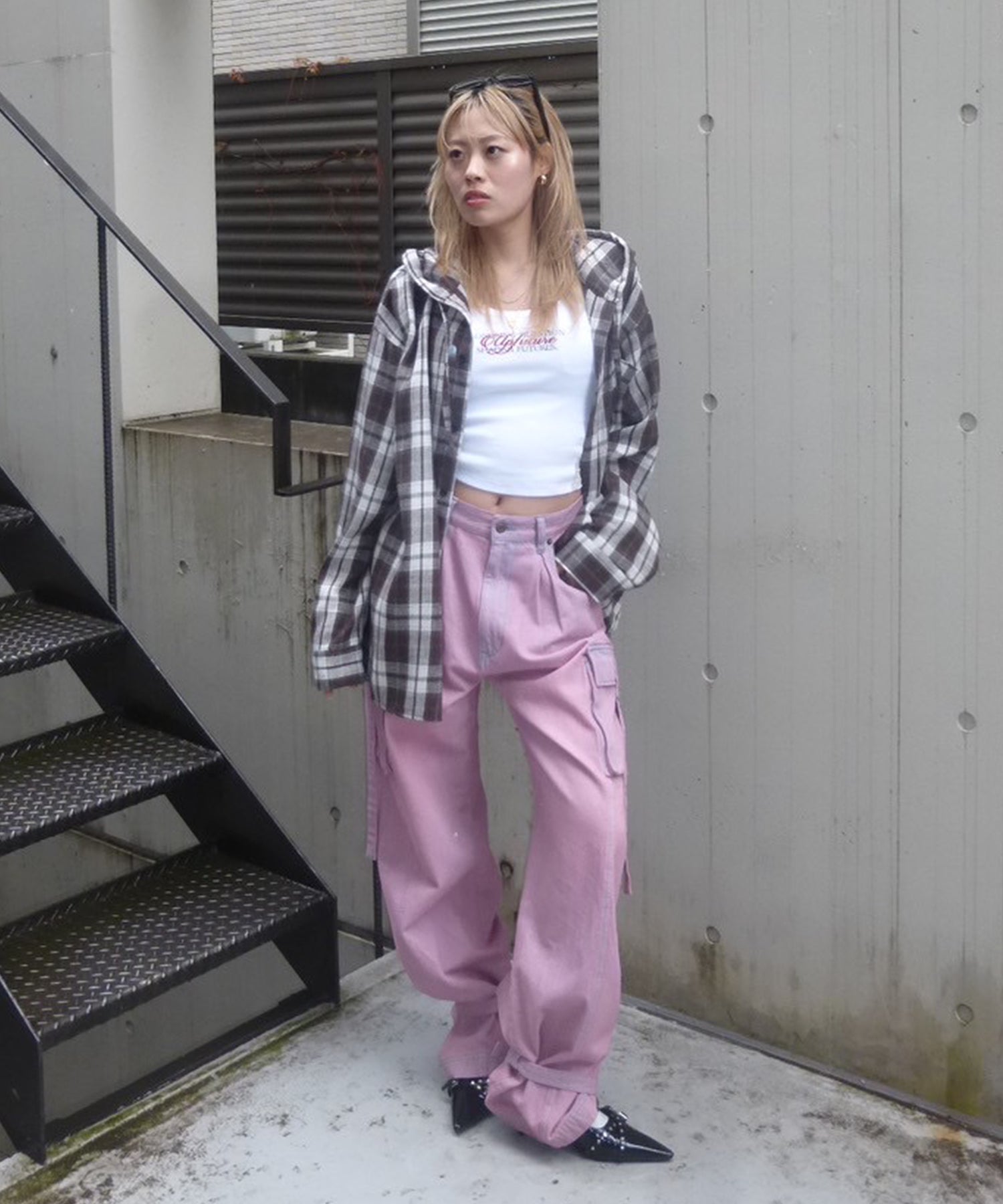 STAFF:160cm/COLOR:PINK/SIZE:S