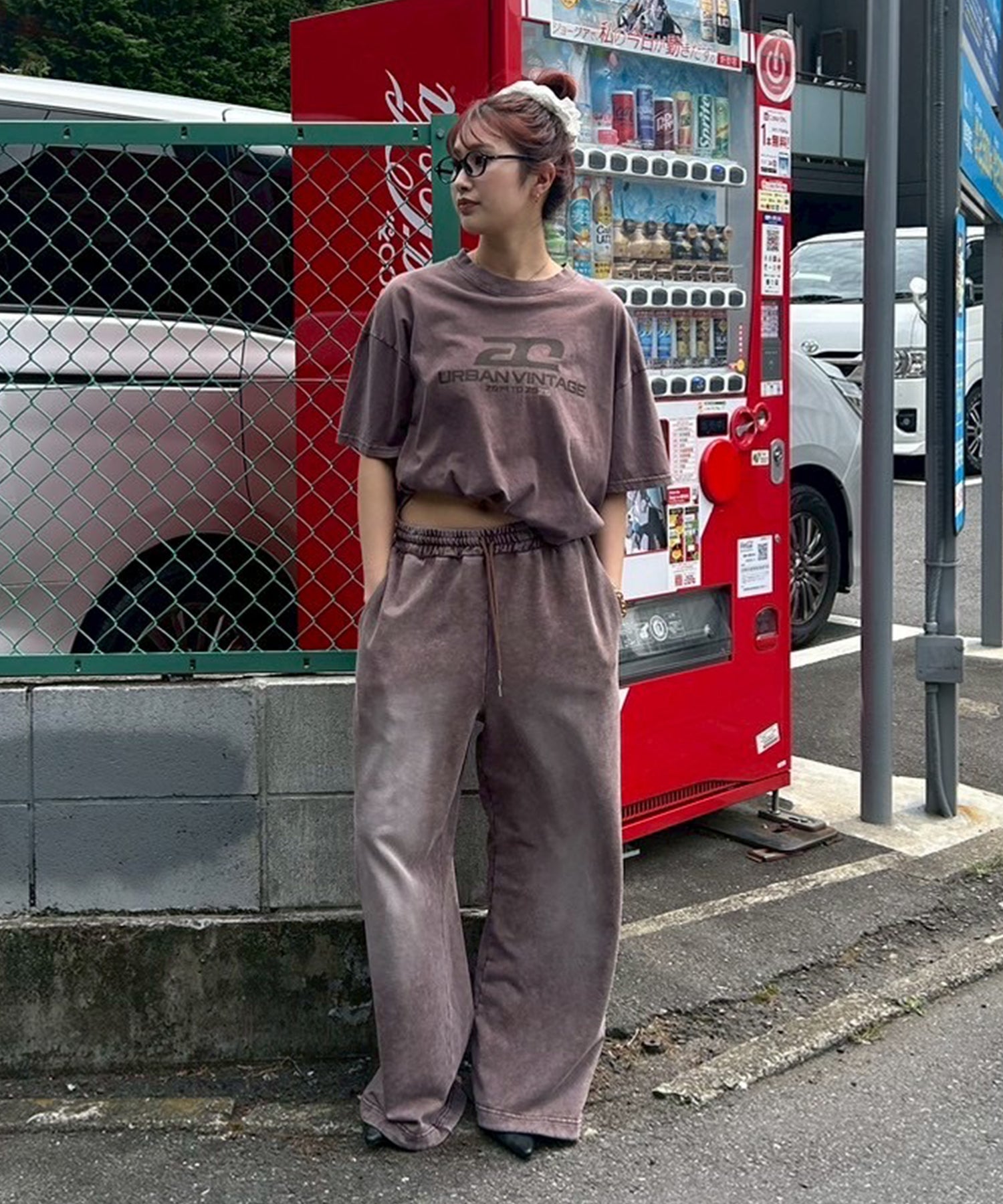 STAFF:163cm/COLOR:BROWN/SIZE:M