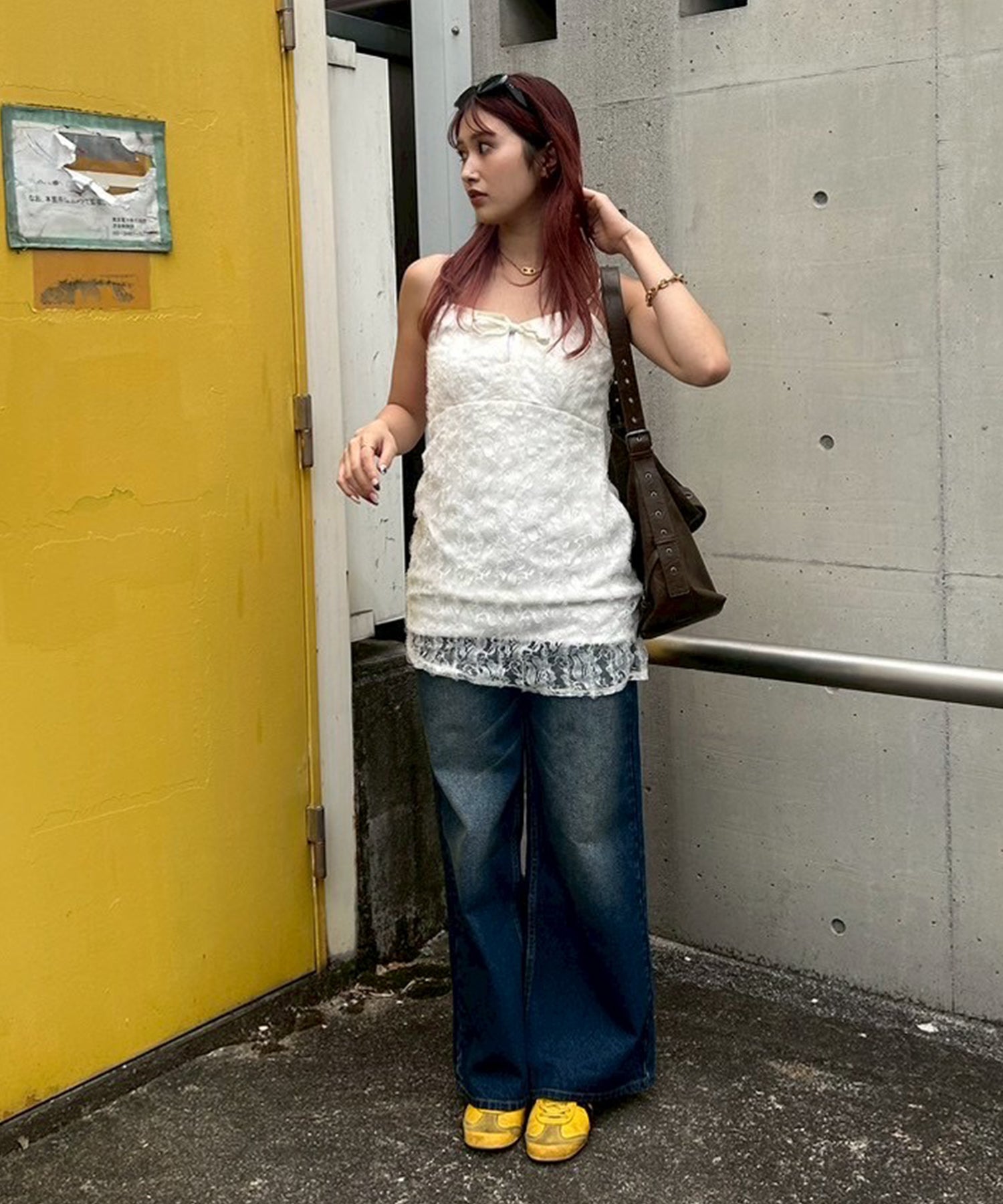 STAFF:163cm/COLOR:WHITE/SIZE:F