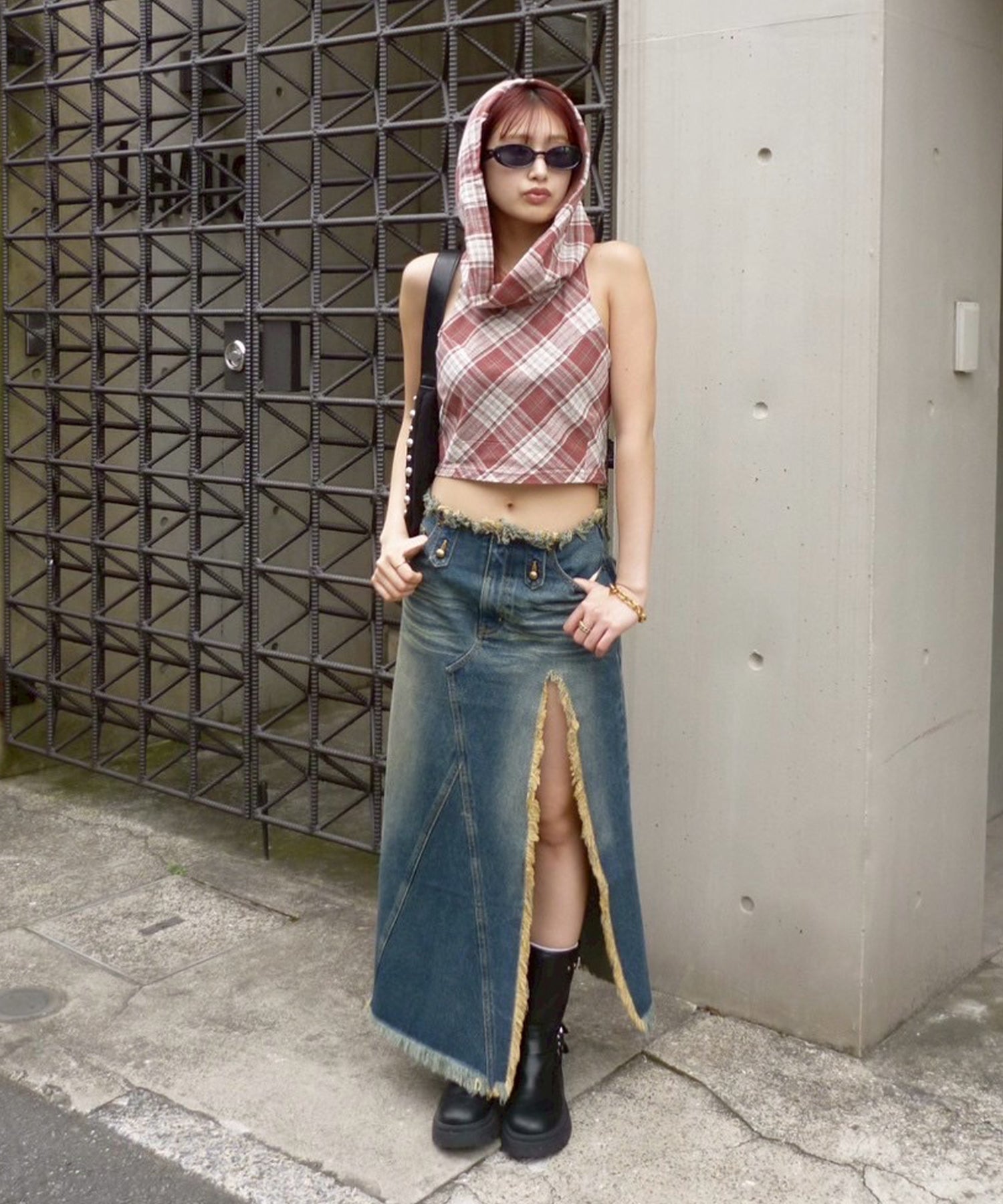 STAFF:163cm/COLOR:RED/SIZE:F