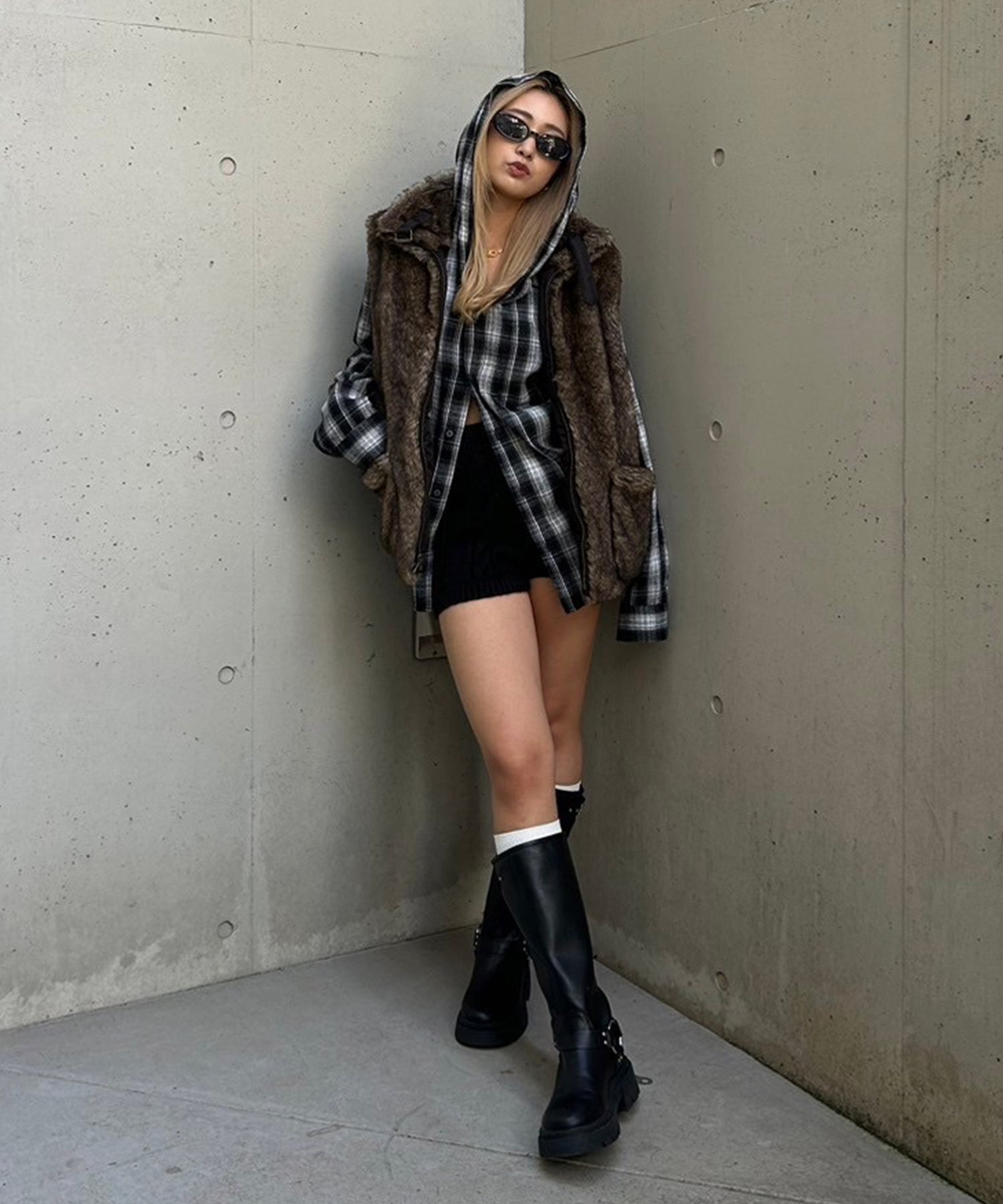 STAFF:163cm/COLOR:BLACK/SIZE:M