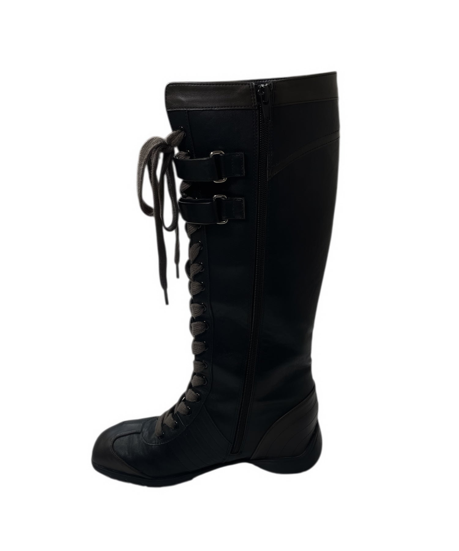 レースアップスニーカーブーツ