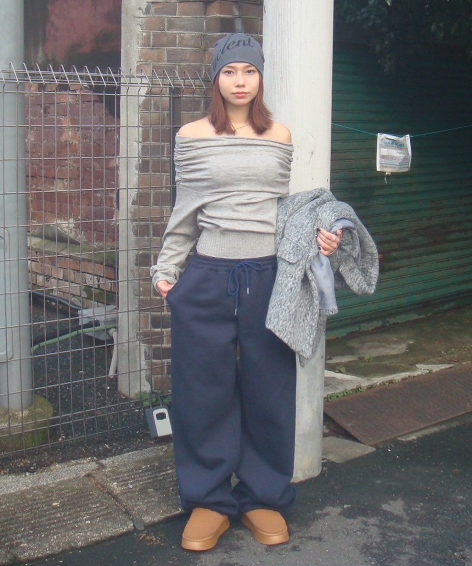 STAFF:159cm/COLOR:NAVY/SIZE:F