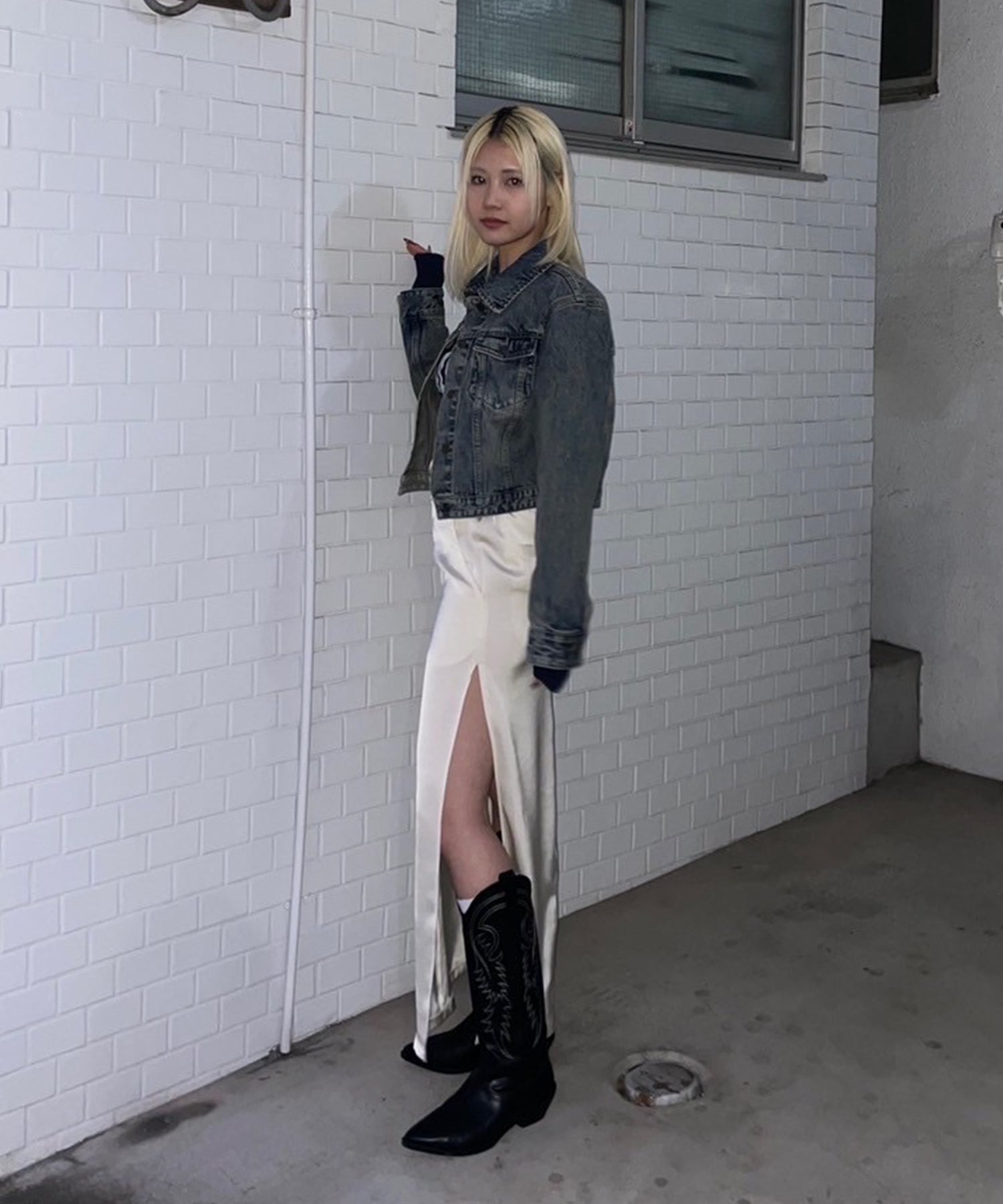 STAFF:162cm/COLOR:IVORY/SIZE:F