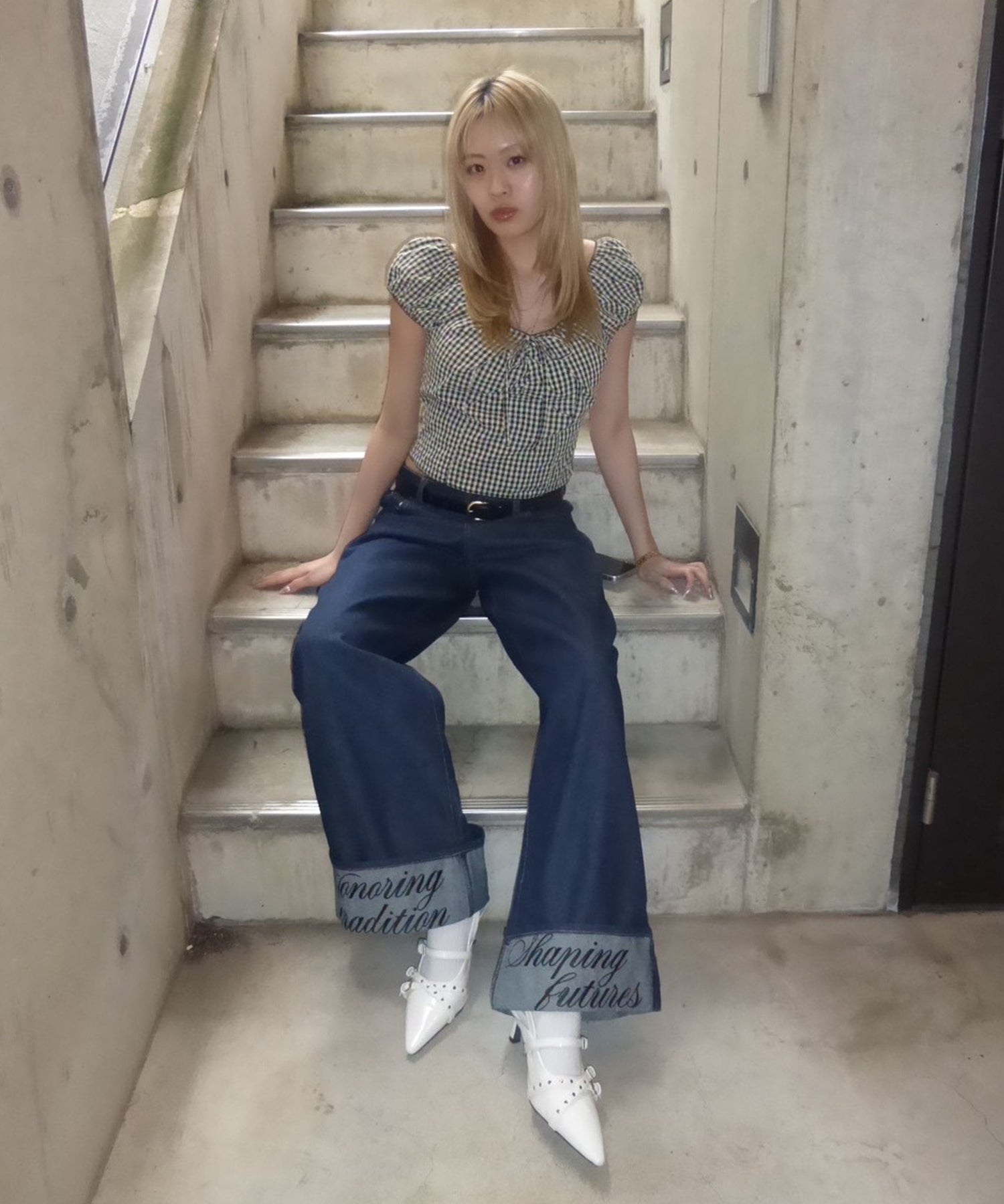 STAFF:160cm/COLOR:DARK BLUE/SIZE:S