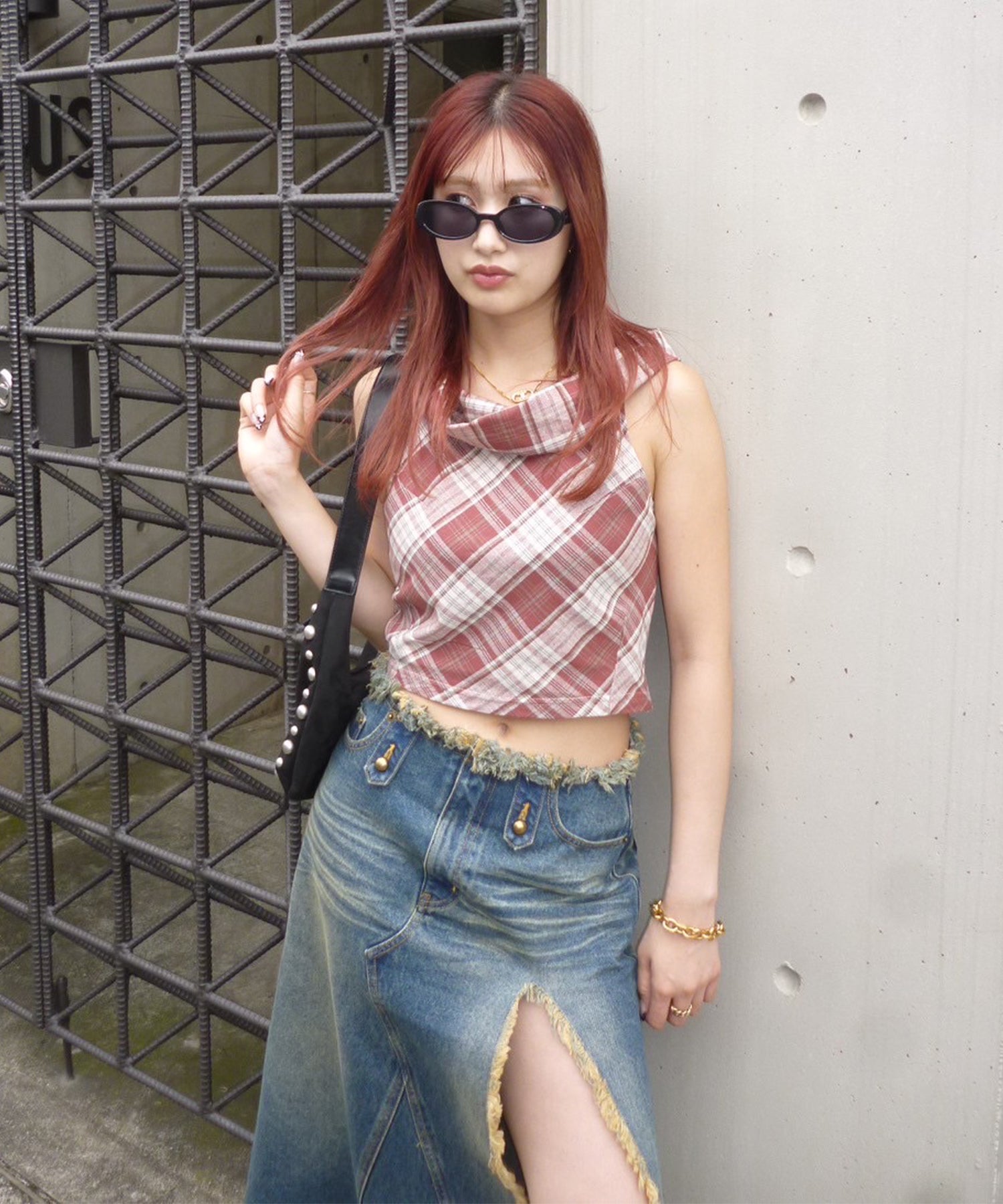 STAFF:163cm/COLOR:RED/SIZE:F