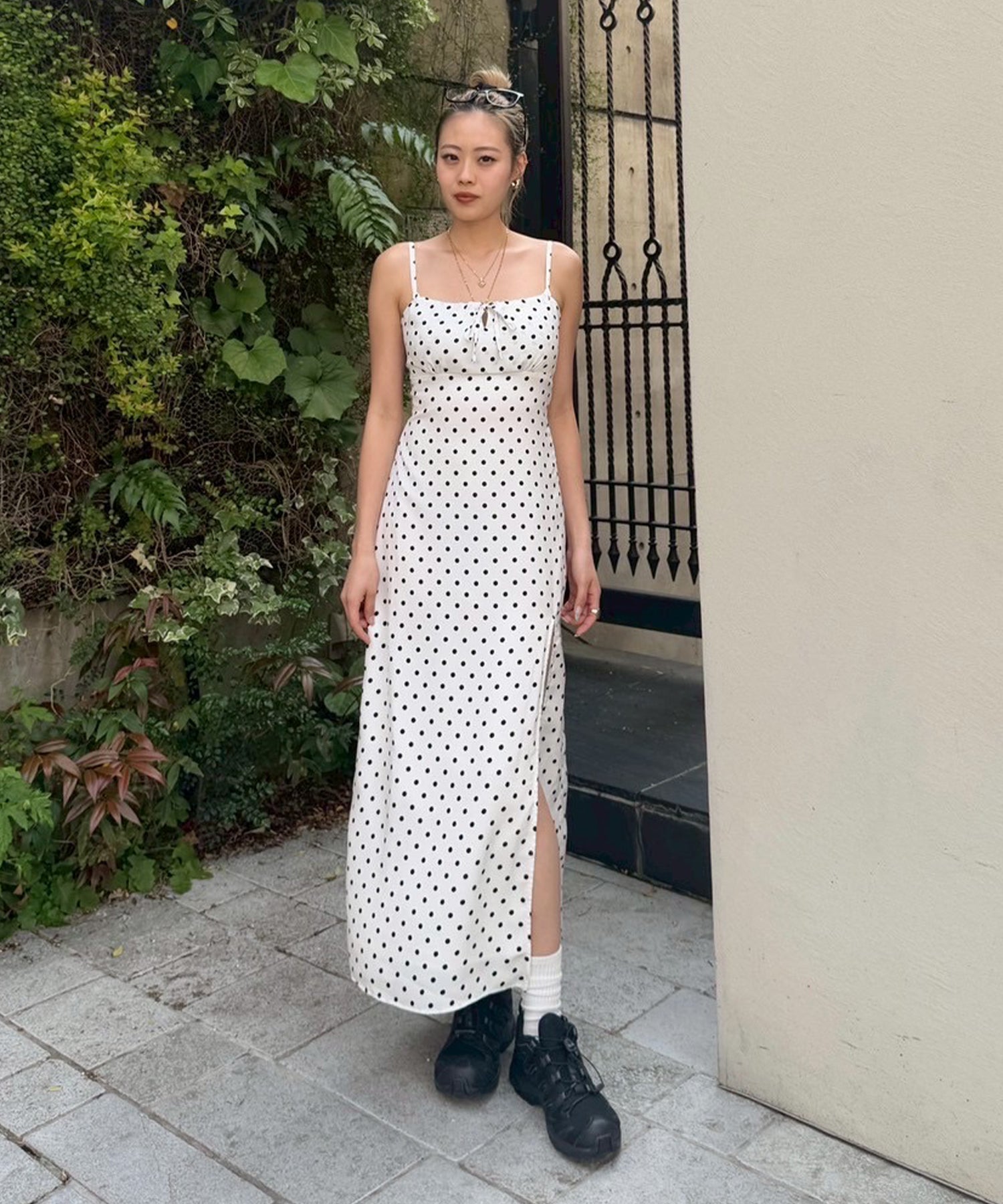 STAFF:160cm/COLOR:WHITE/SIZE:F