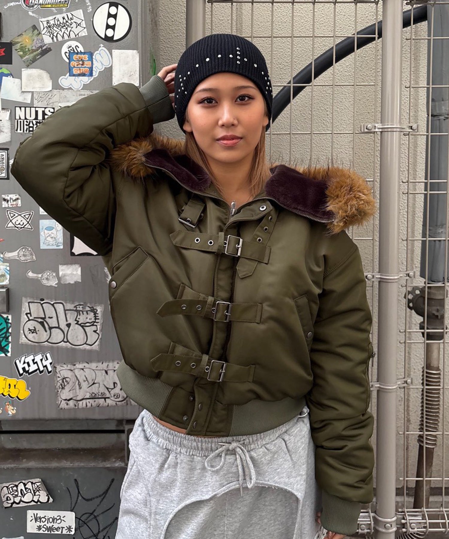 STAFF:157cm/COLOR:KHAKI/SIZE:F