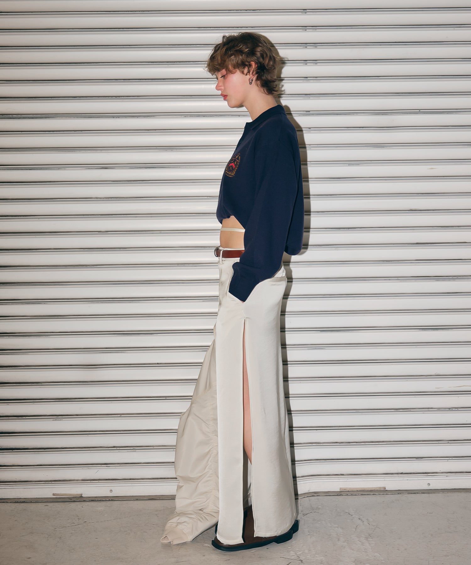 MODEL:170cm/COLOR:IVORY/SIZE:F