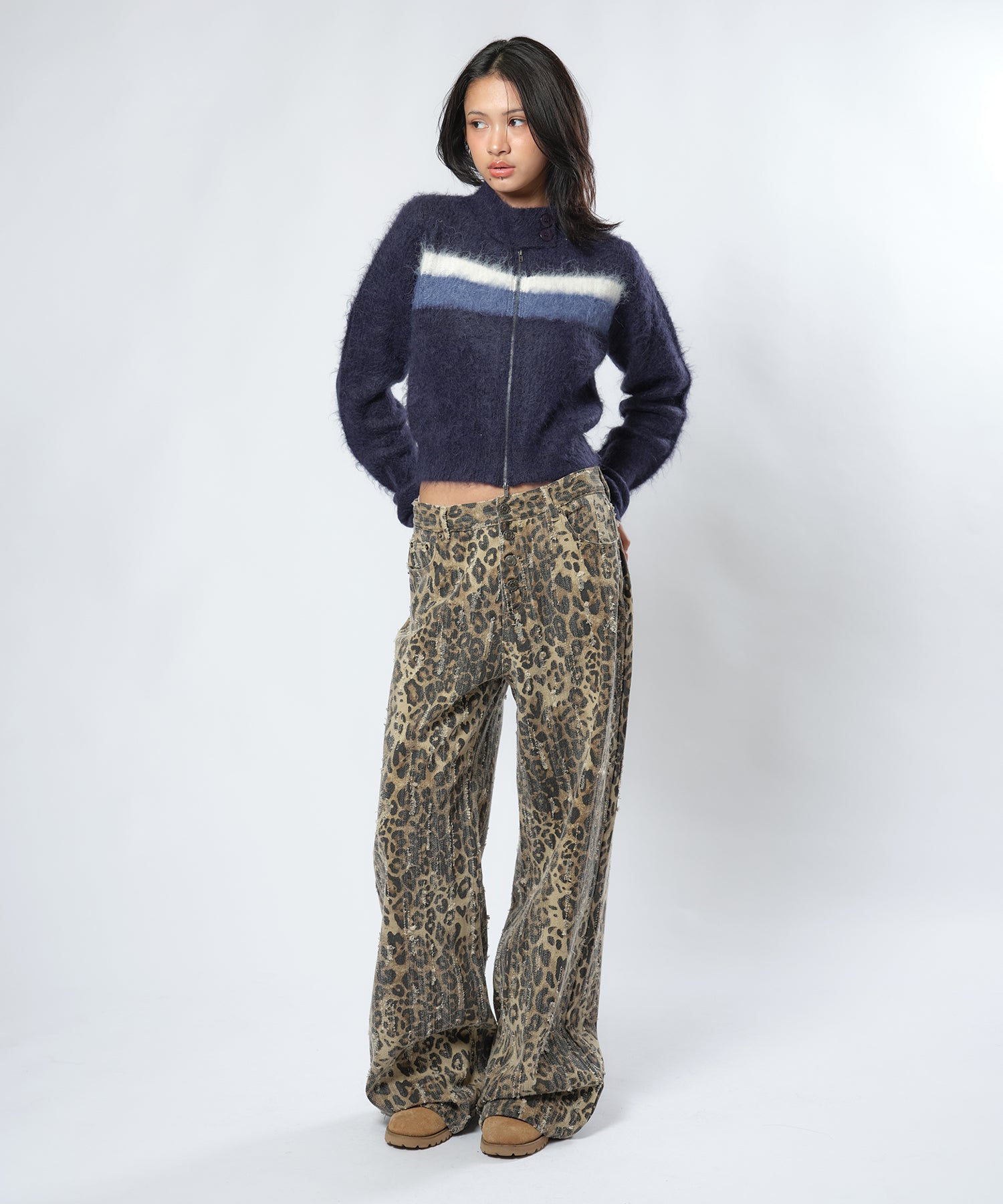 MODEL:170cm/COLOR:NAVY/SIZE:F