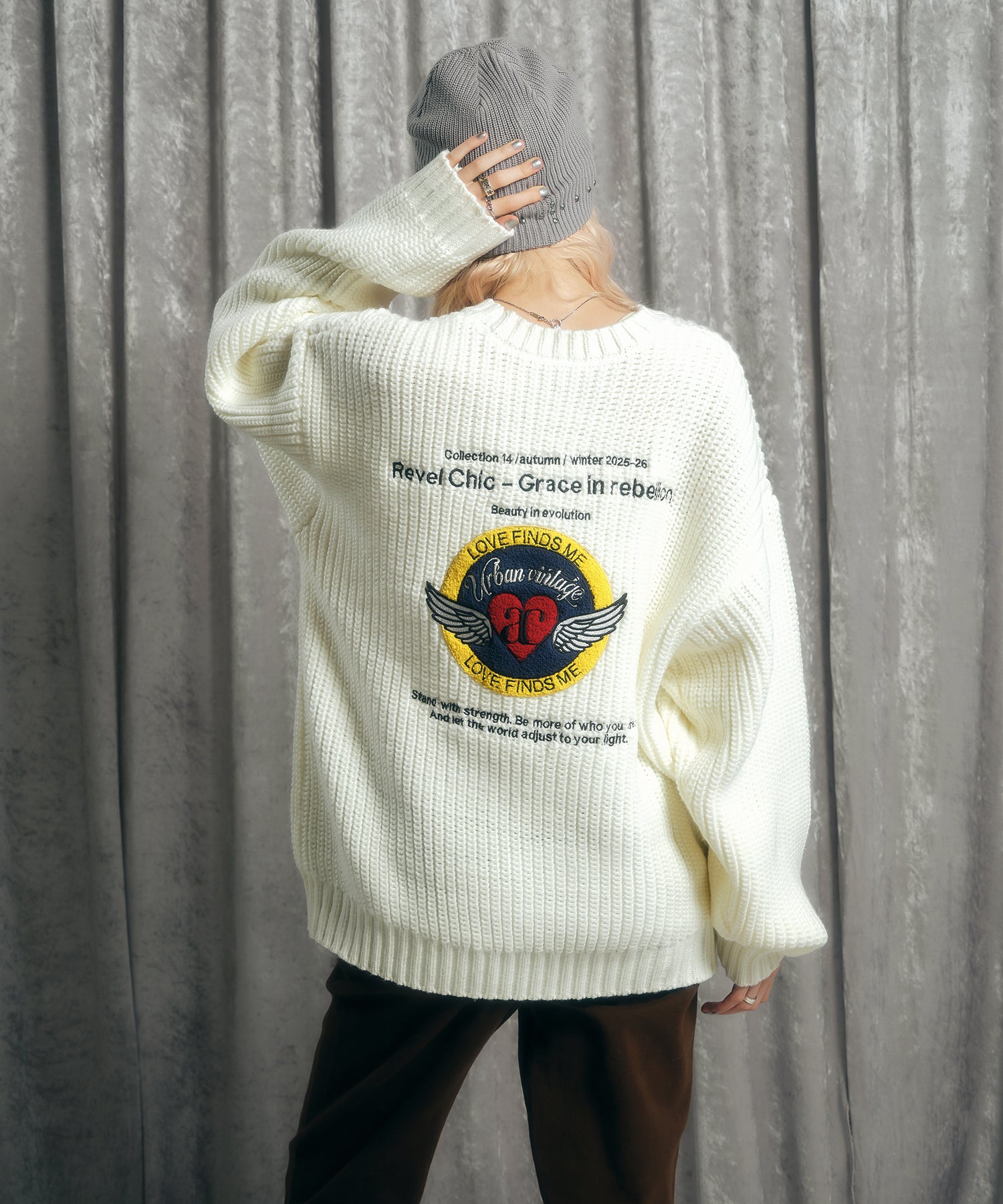 MODEL:170cm/COLOR:IVORY/SIZE:F