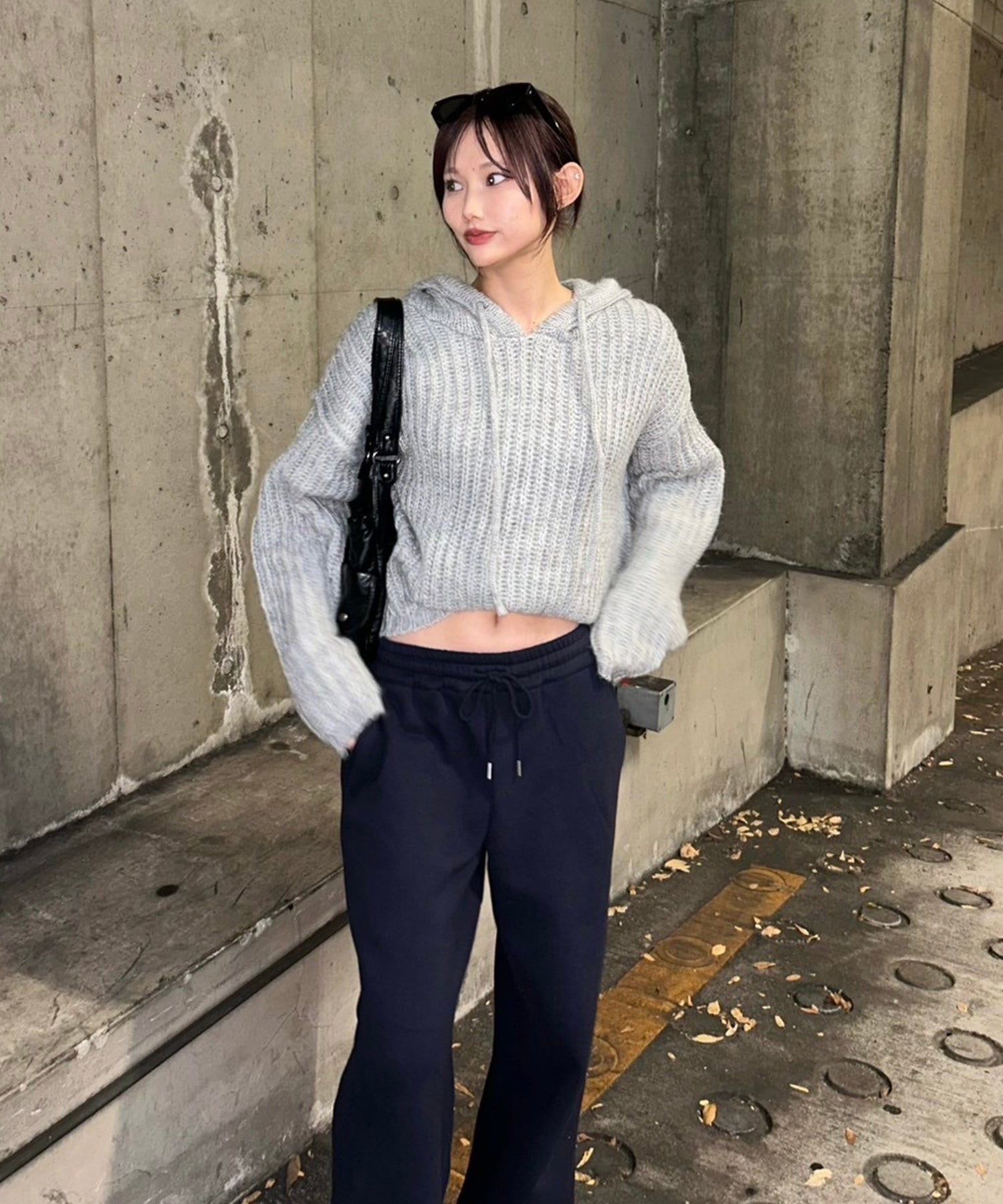 STAFF:167cm/COLOR:GRAY/SIZE:F