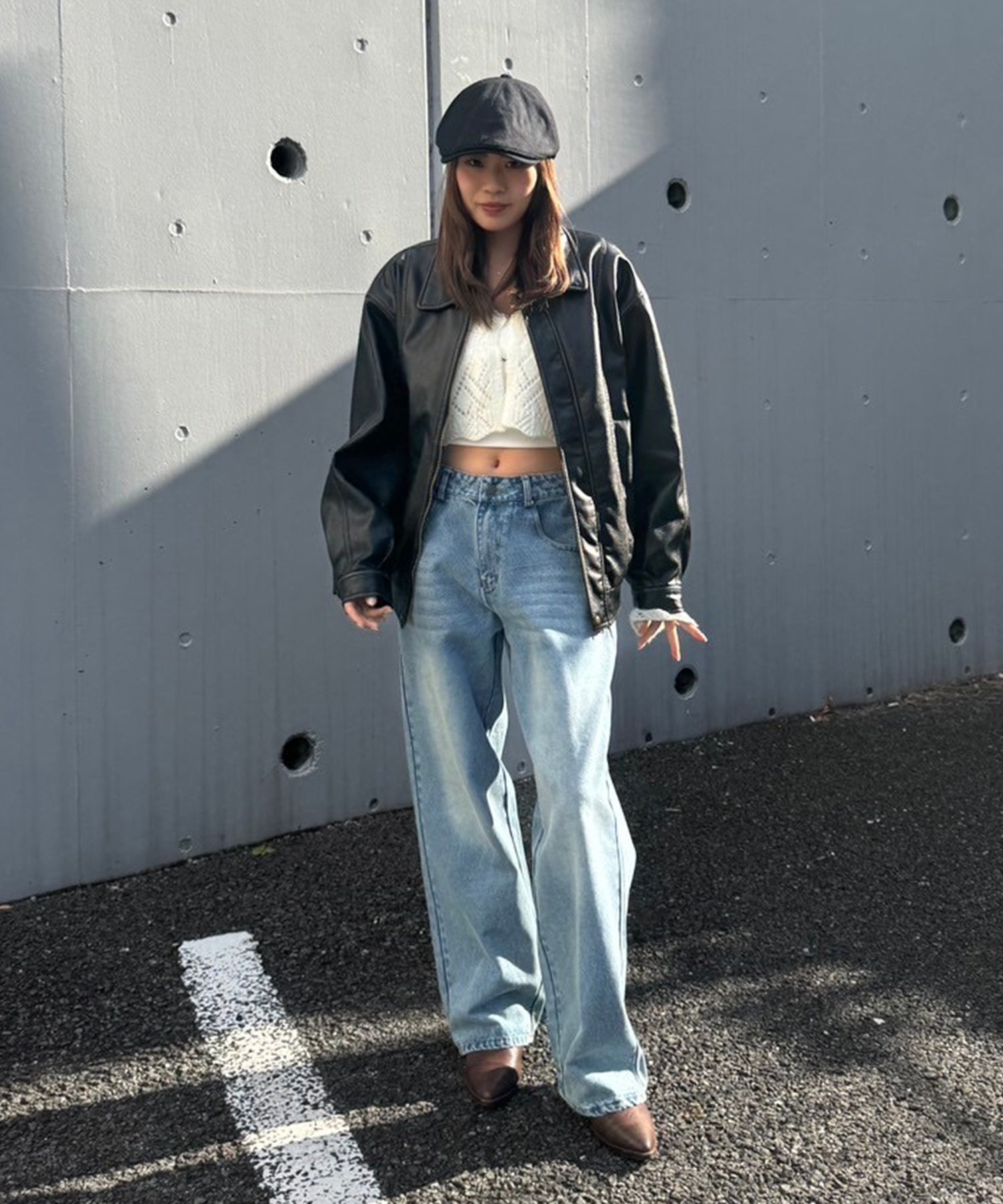 STAFF:160cm/COLOR:BLACK/SIZE:F