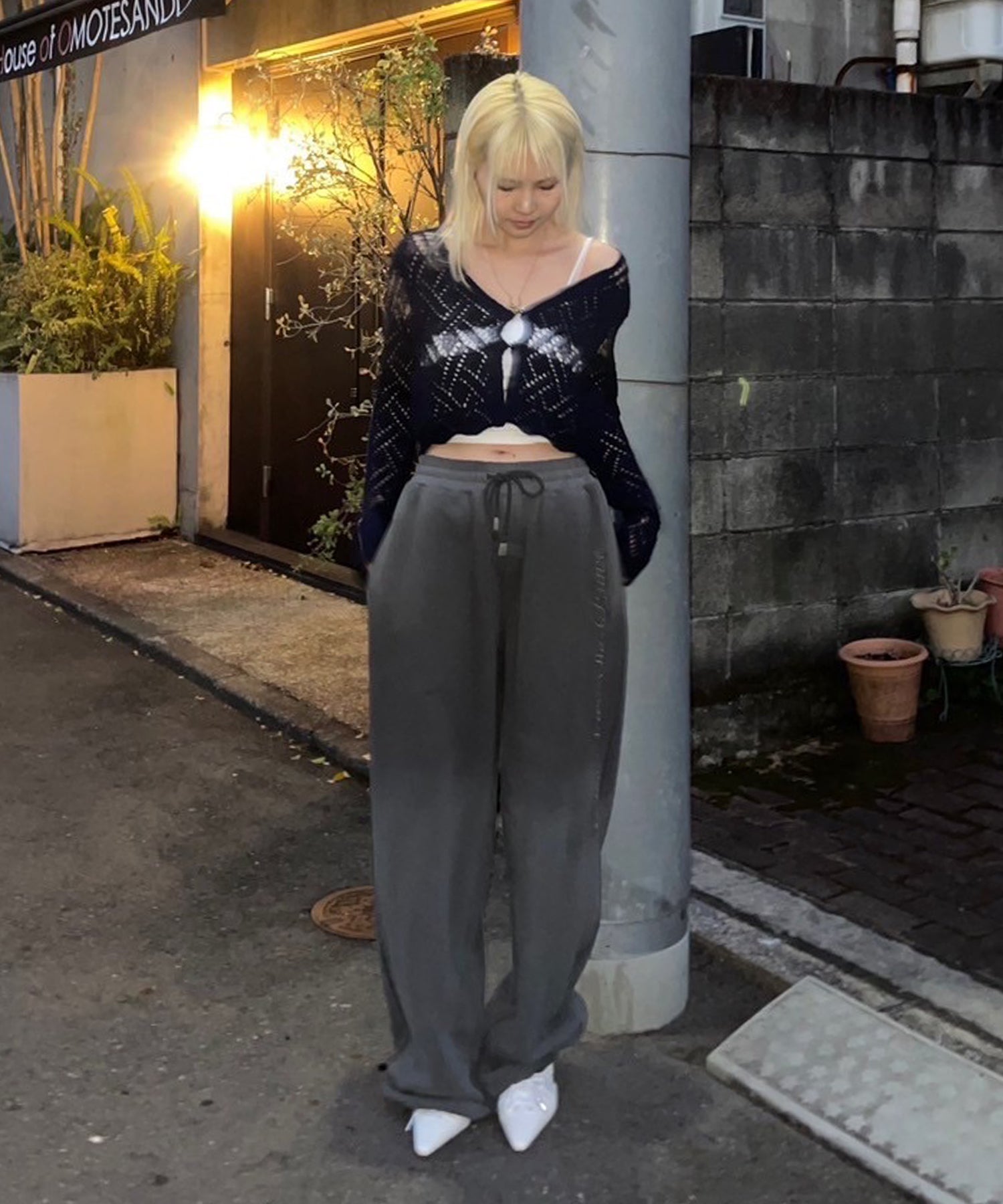 STAFF:162cm/COLOR:NAVY/SIZE:F
