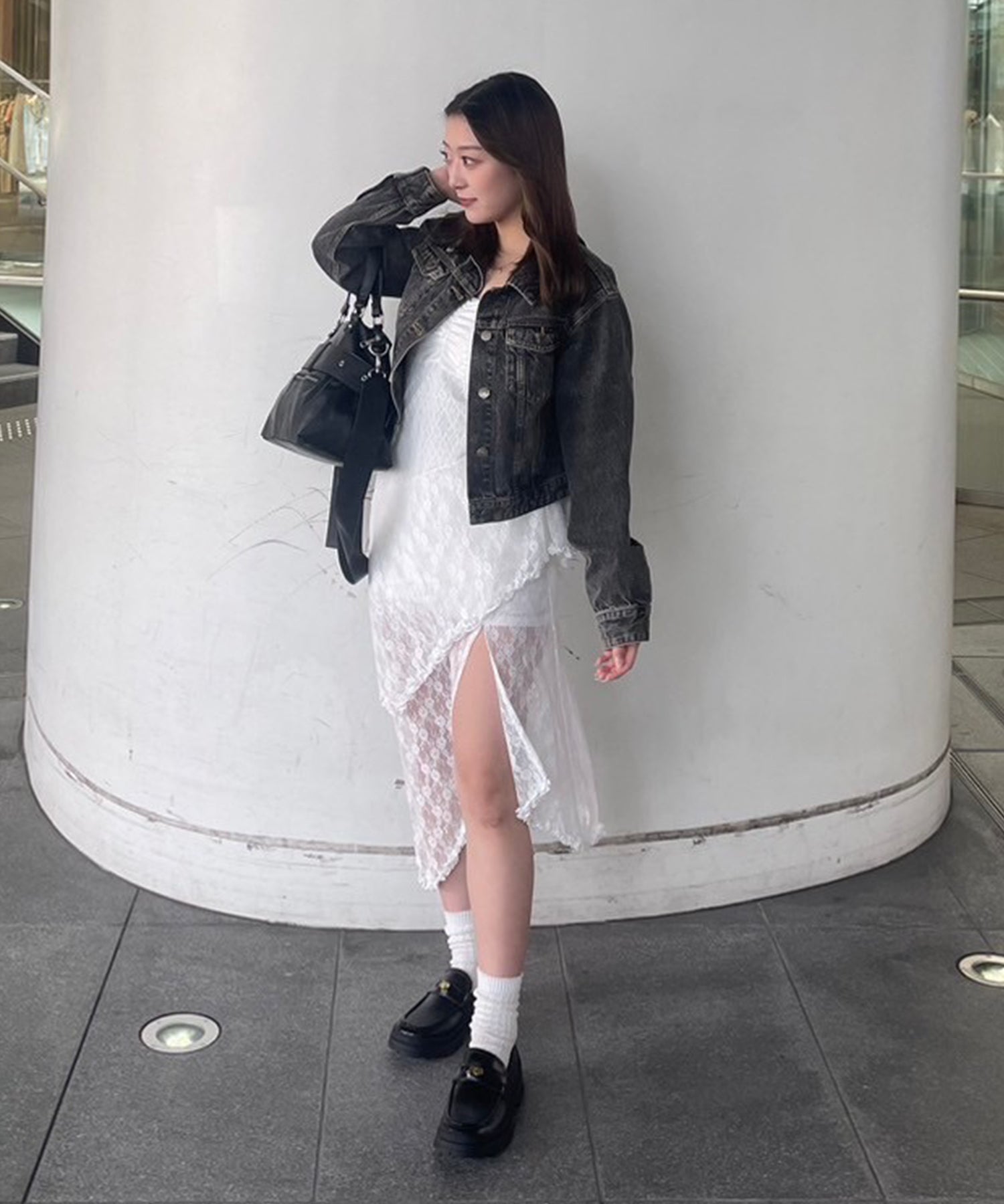 STAFF:157cm/COLOR:BLACK/SIZE:F