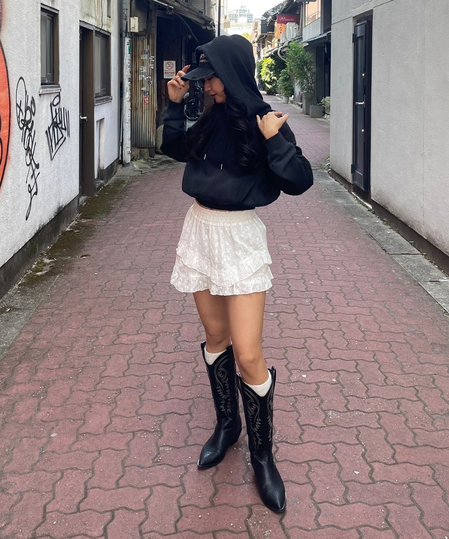 STAFF:155cm/COLOR:BLACK/SIZE:F