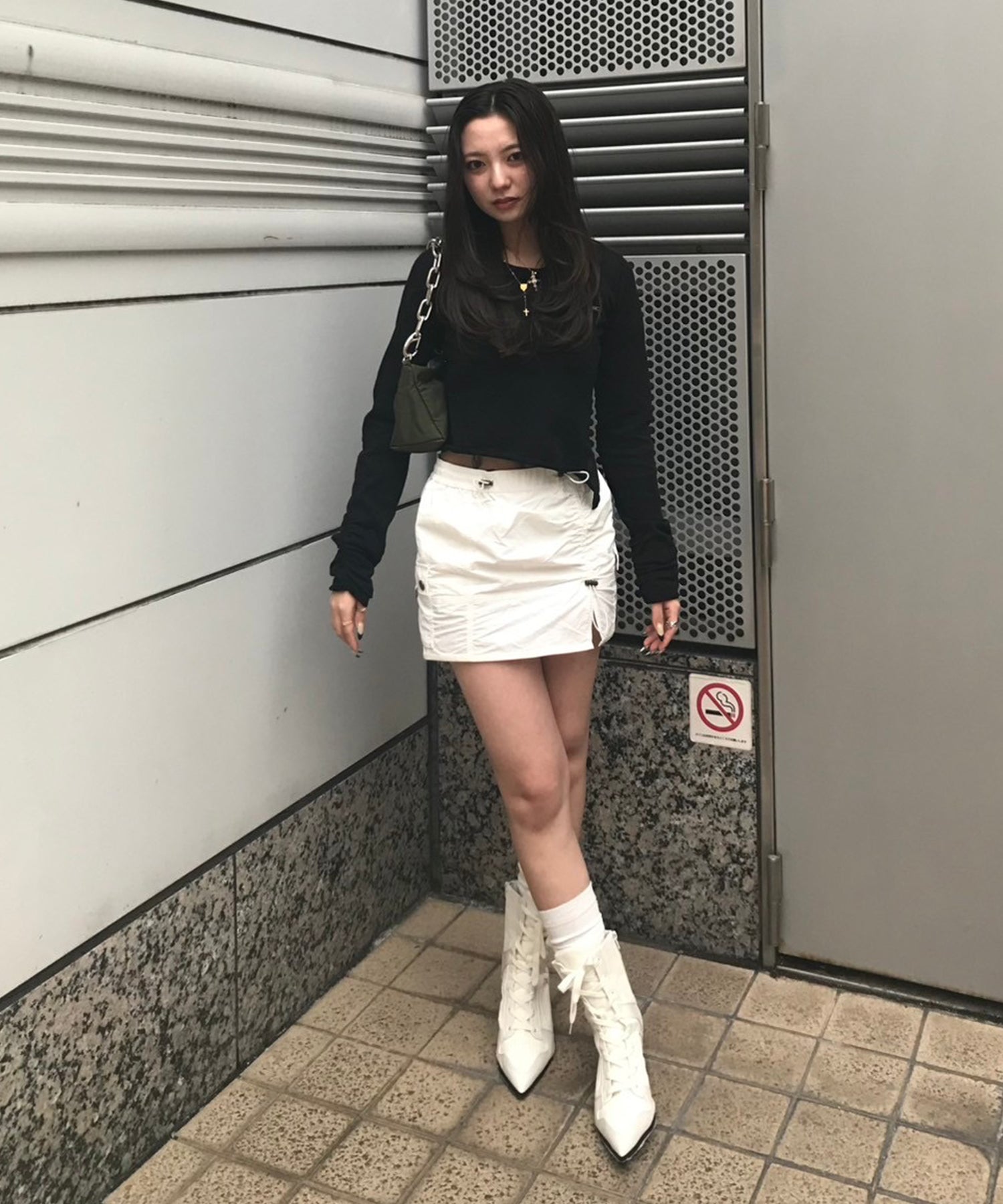 STAFF:1610cm/COLOR:WHITE/SIZE:F