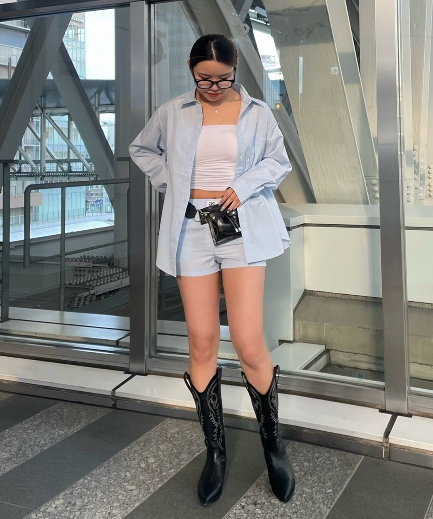 STAFF:163cm/COLOR:LIGHT BLUE/SIZE:F