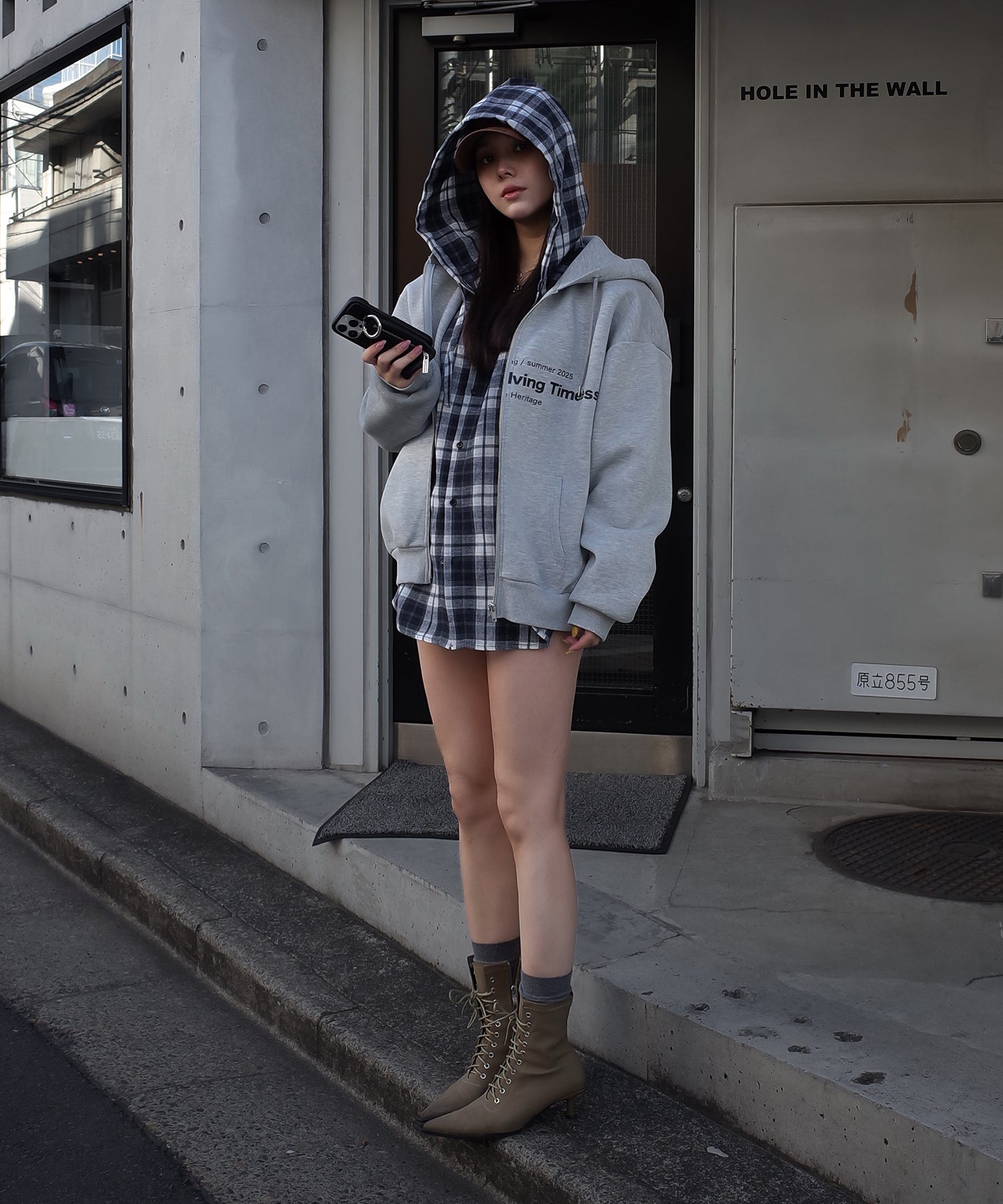 DIRECTOR:161cm/COLOR:GRAY/SIZE:F