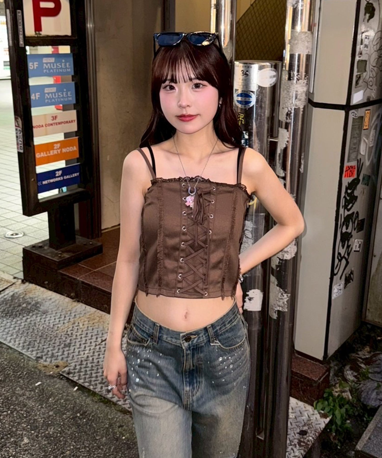 STAFF:155cm/COLOR:BROWN/SIZE:F