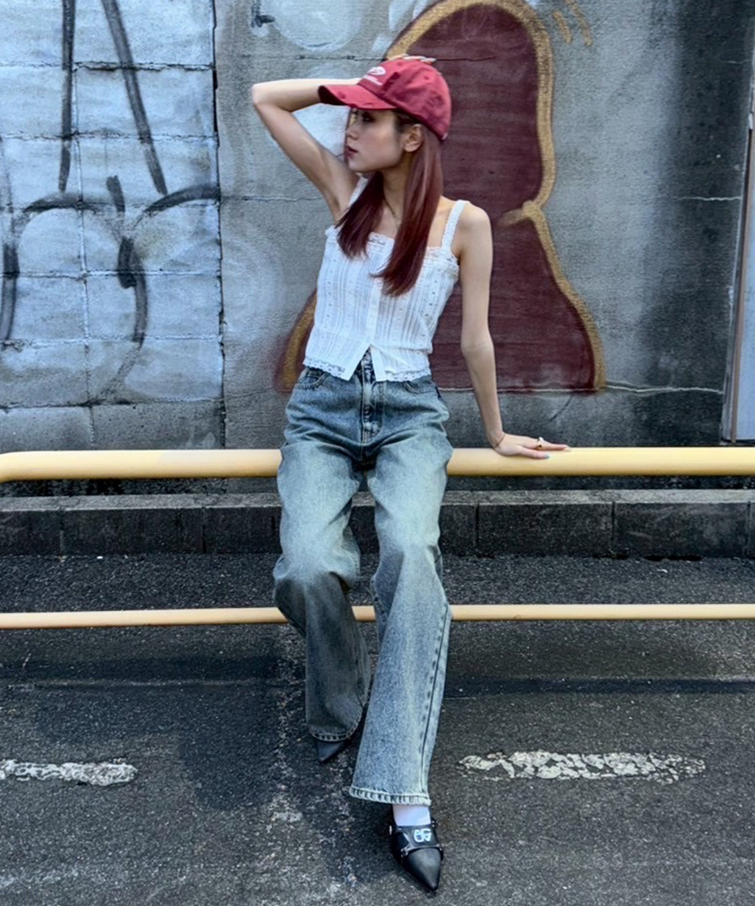 STAFF:155m/COLOR:WHITE/SIZE:F