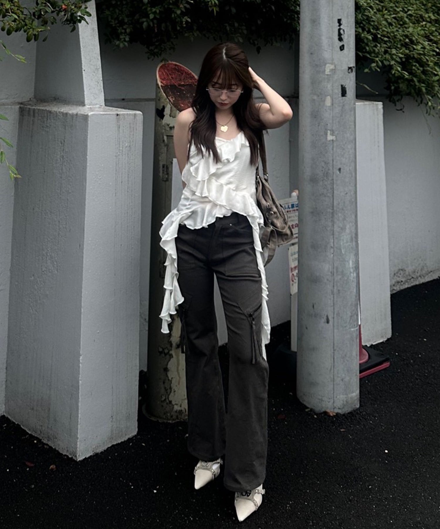 STAFF:153cm/COLOR:DARK GRAY/SIZE:S