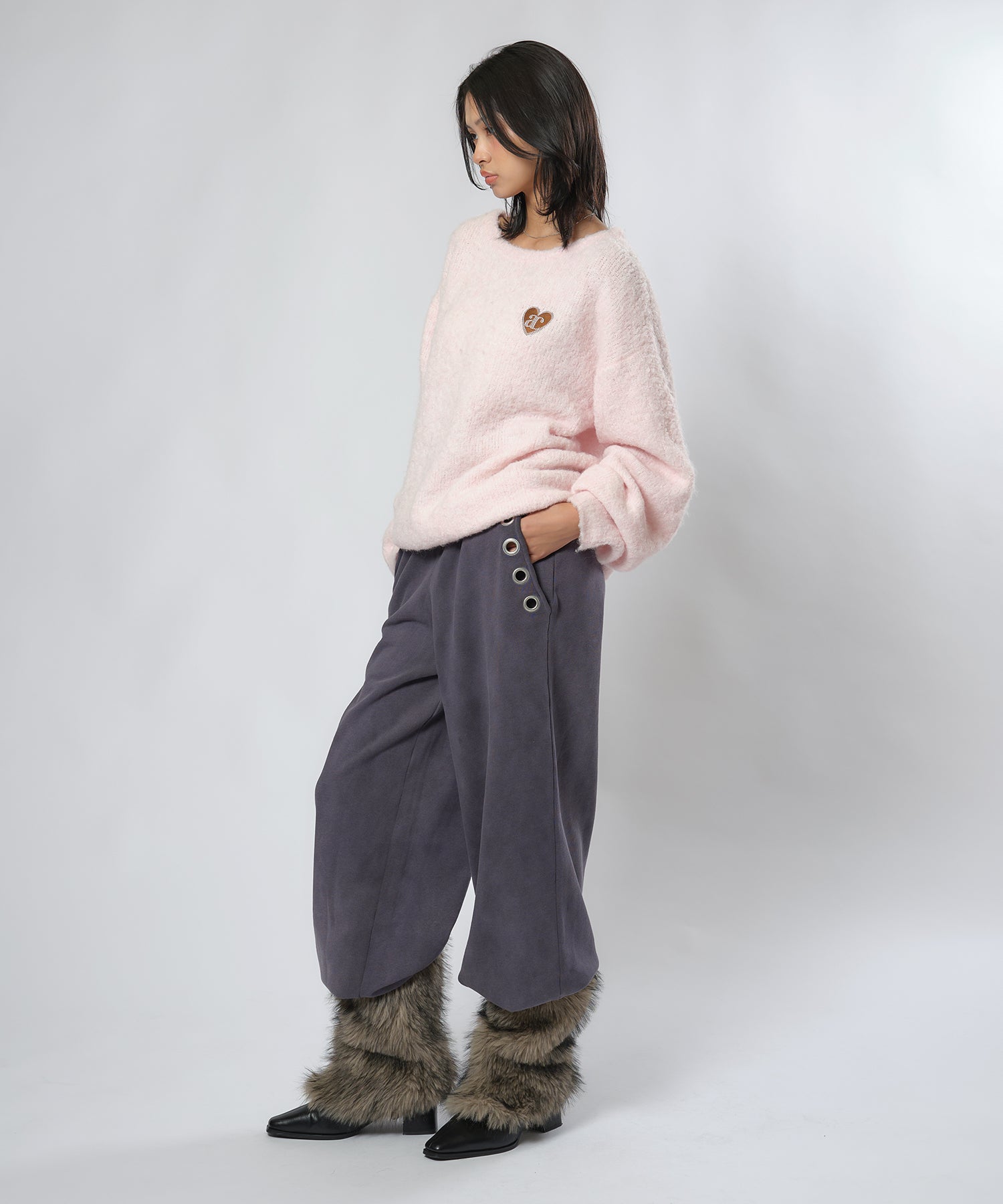MODEL:170cm/COLOR:PINK/SIZE:F