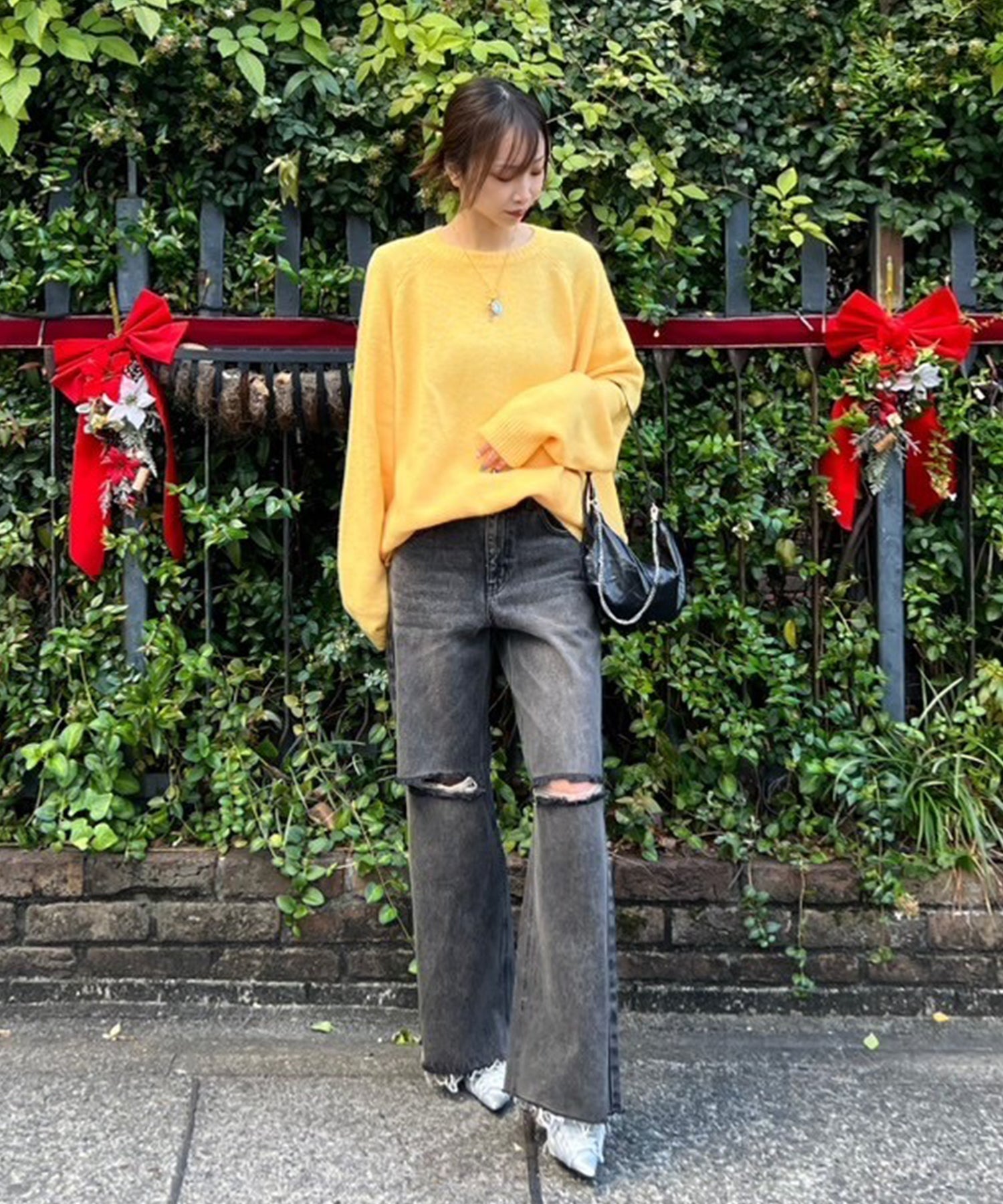 STAFF:166cm/COLOR:YELLOW/SIZE:F