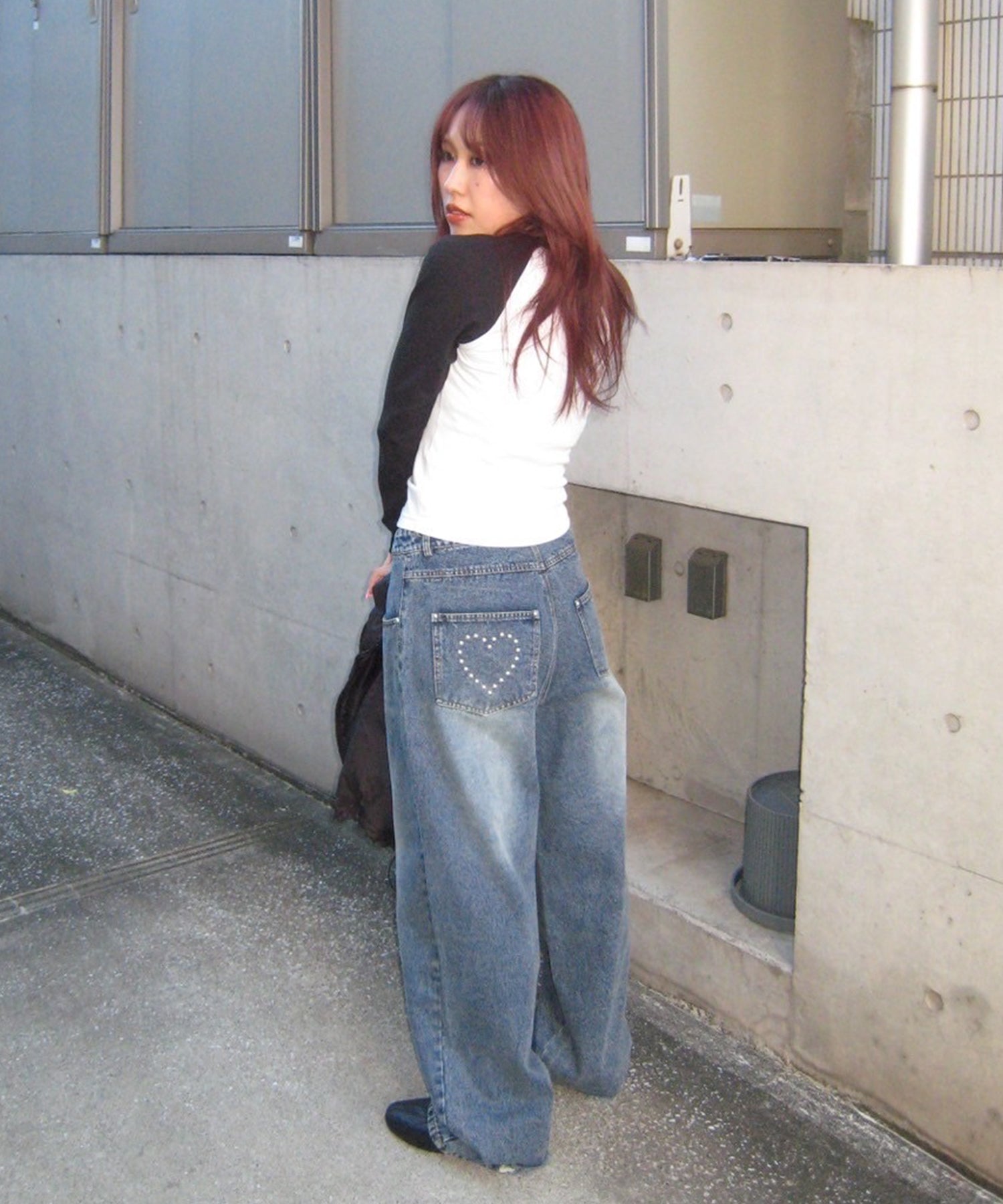 STAFF:158cm/COLOR:BLUE/SIZE:M