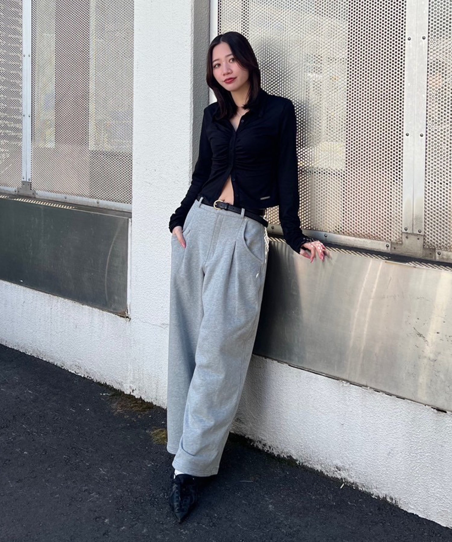 STAFF:160cm/COLOR:BLACK/SIZE:F