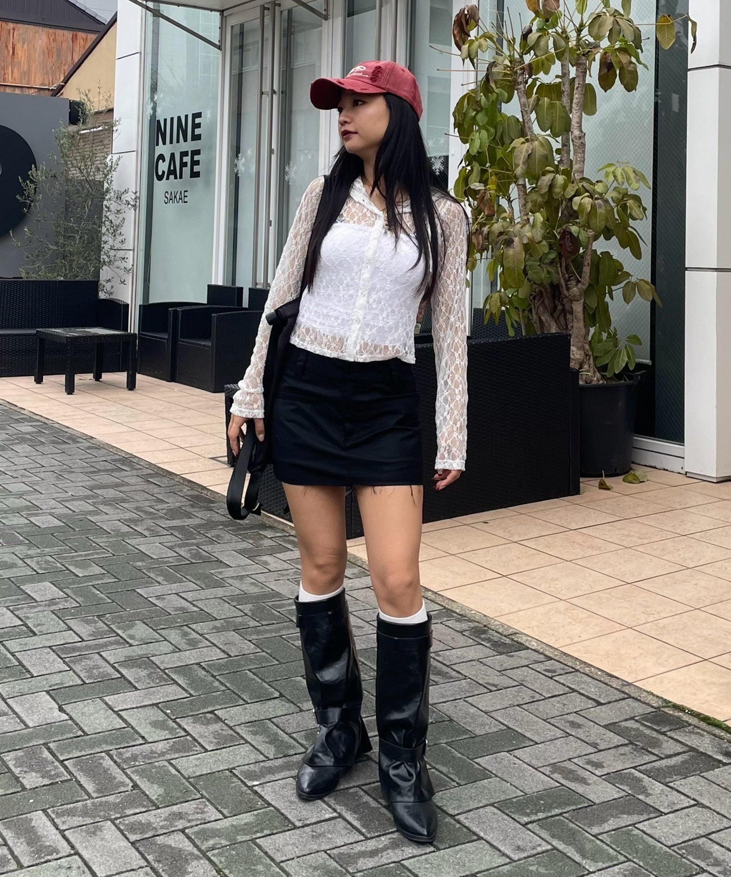 STAFF:155cm/COLOR:BLACK/SIZE:L