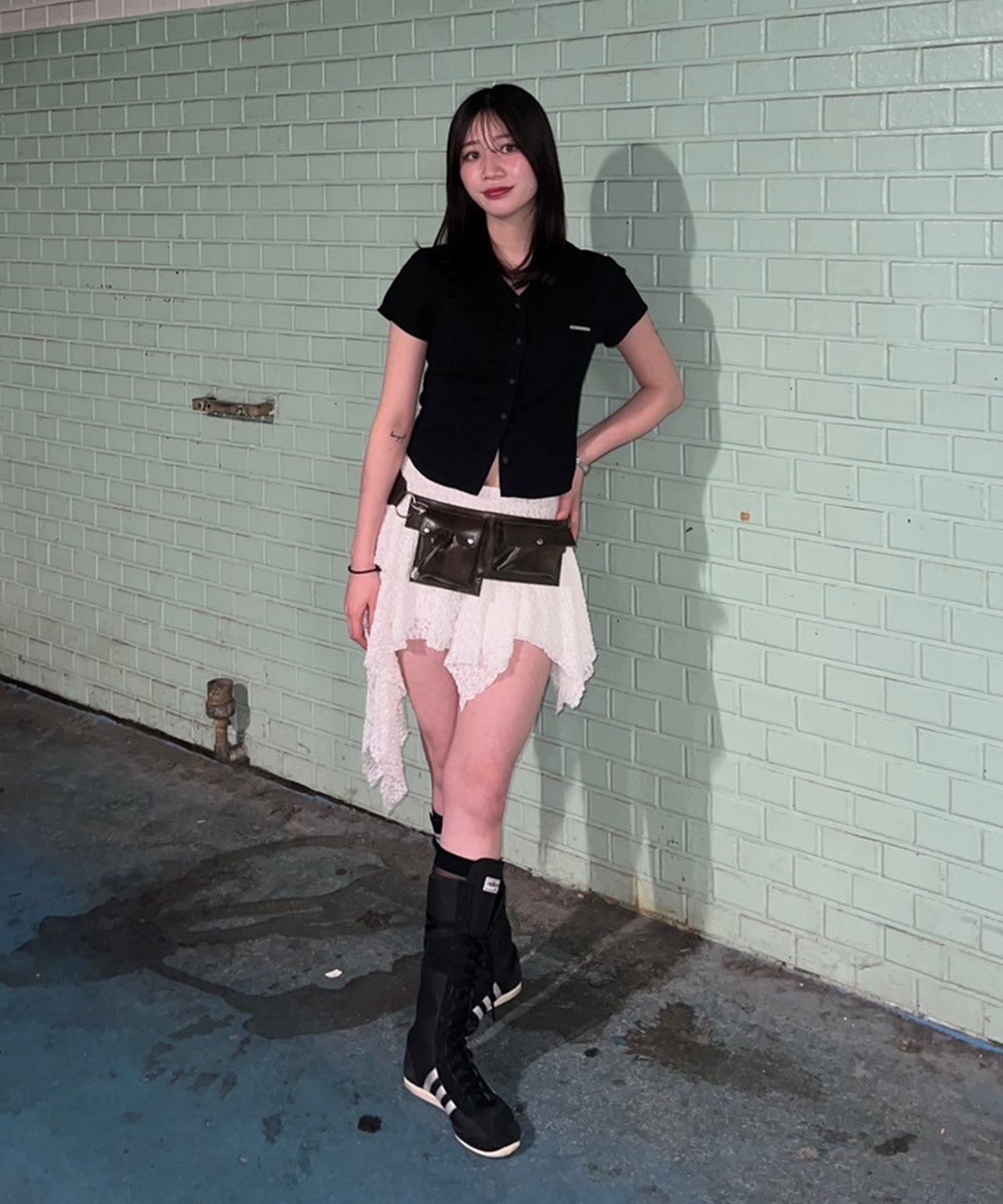 STAFF:160cm/COLOR:BLACK/SIZE:F