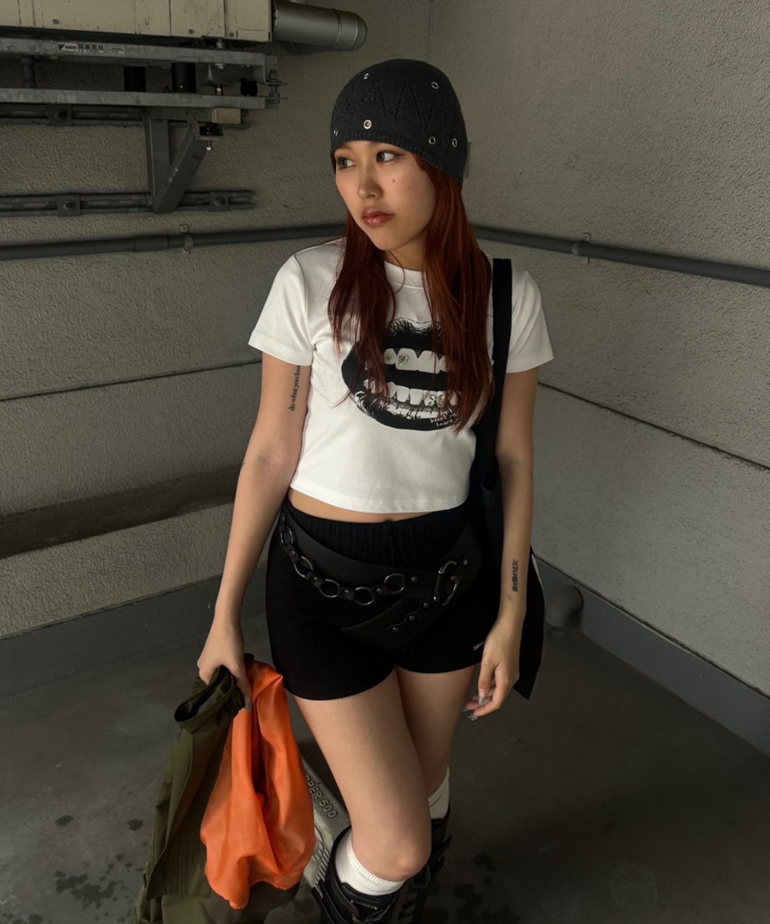 STAFF:158cm/COLOR:WHITE/SIZE:F