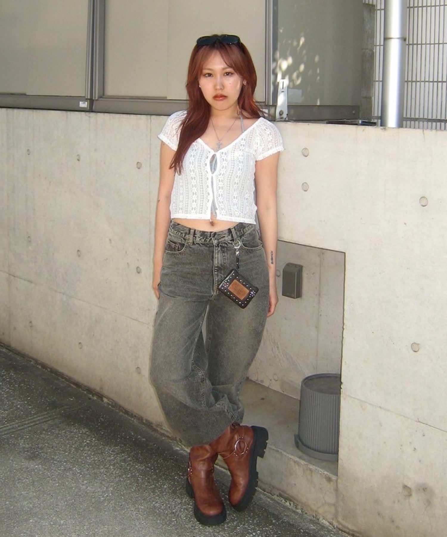 STAFF:158cm/COLOR:WHITE/SIZE:F